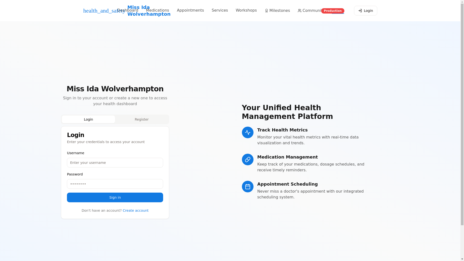 website screenshot of https://missidasaid.com/