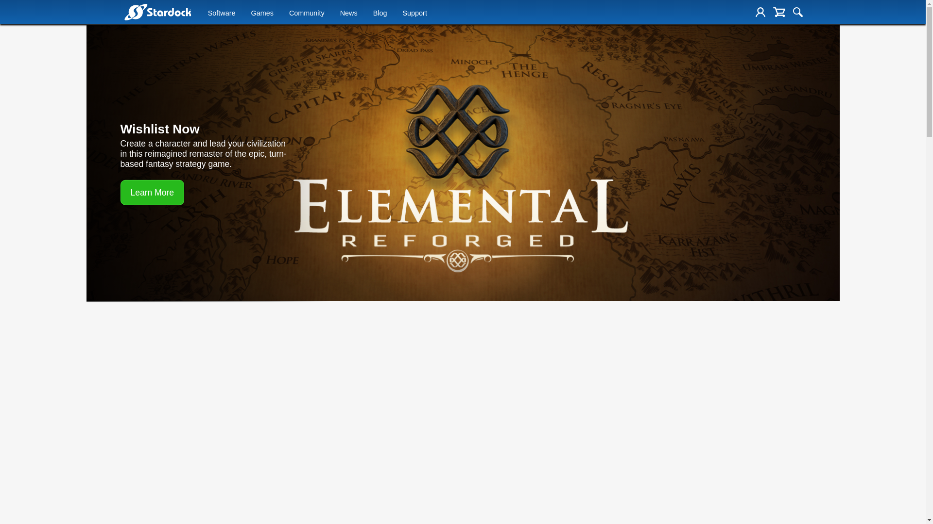 website screenshot of https://stardock.com