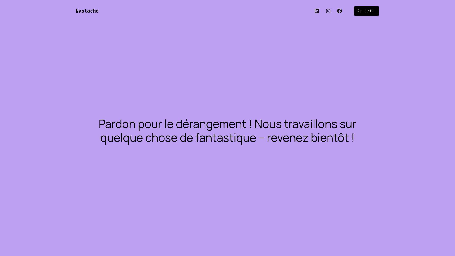 website screenshot of https://nastache.fr/