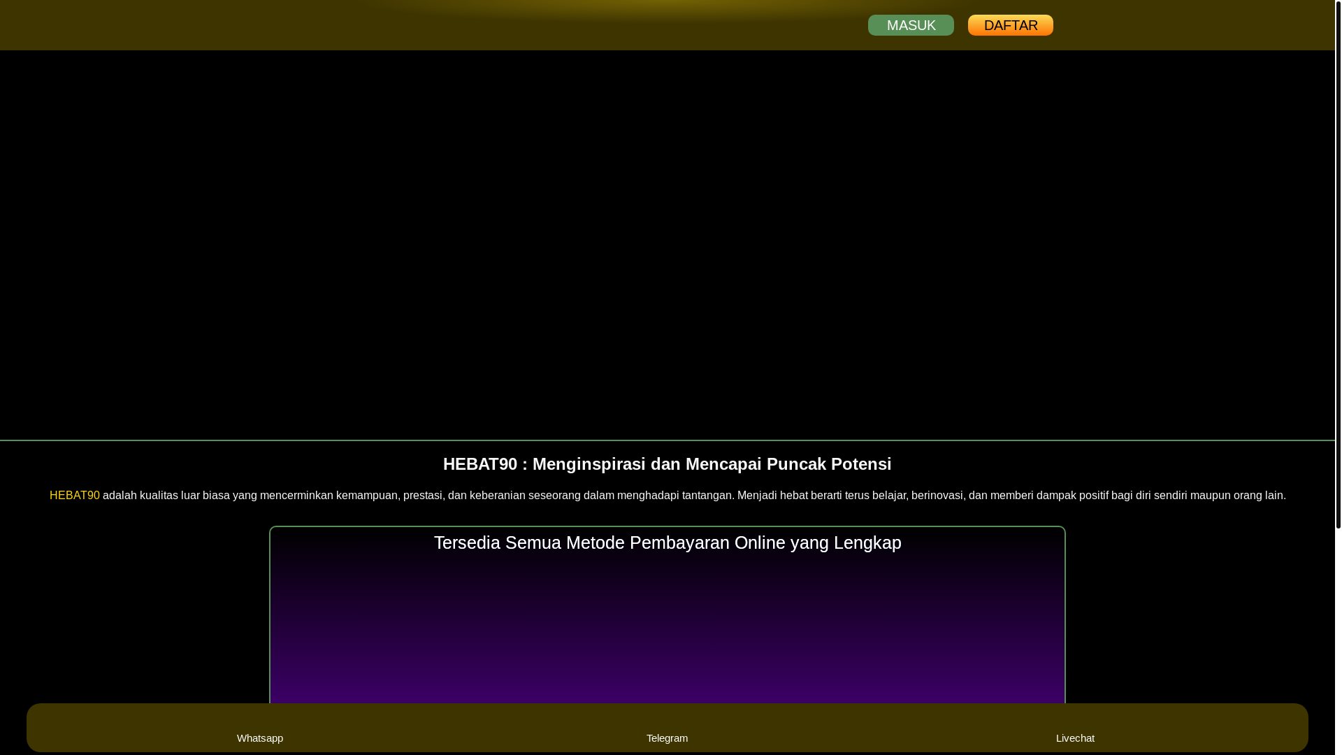 website screenshot of https://hebat90.org/