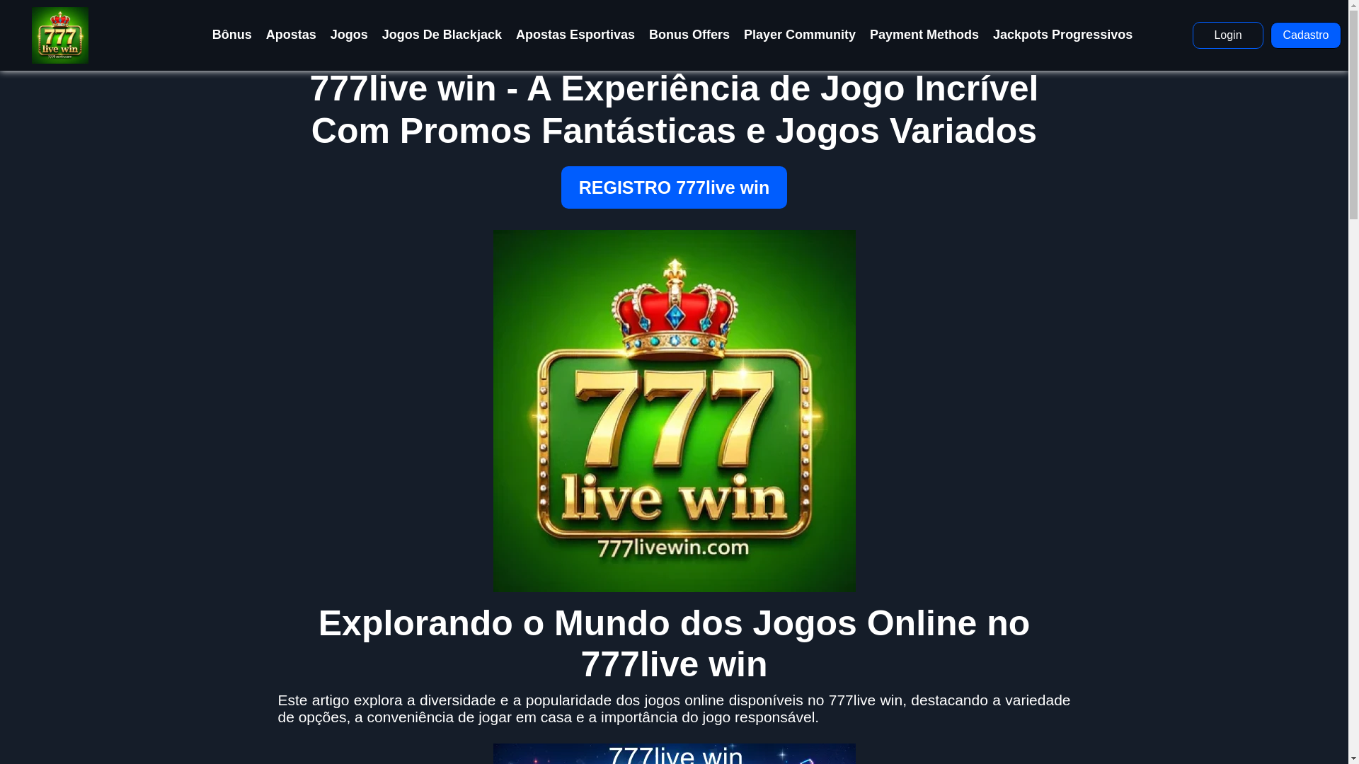 website screenshot of https://777livewin.com/
