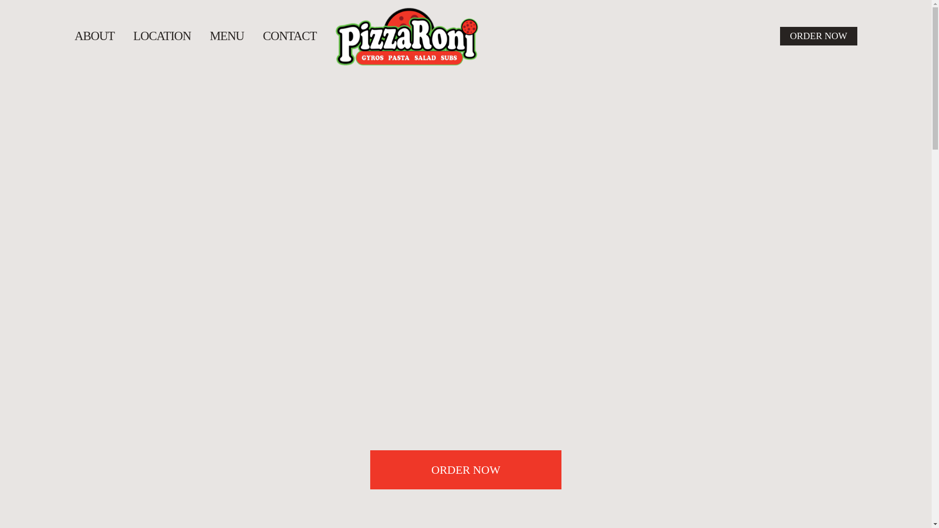 website screenshot of https://pizzaronidowntown.com/