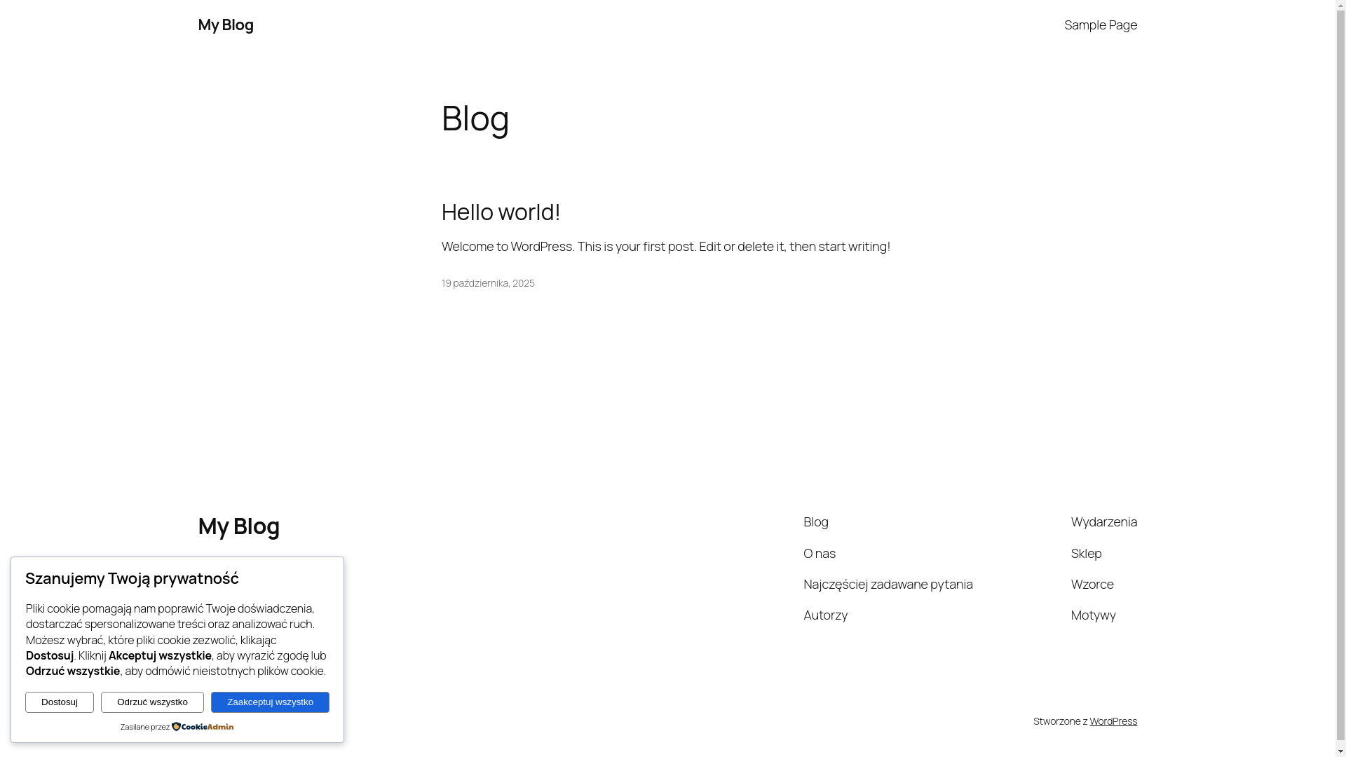 website screenshot of https://memorialis.pl/