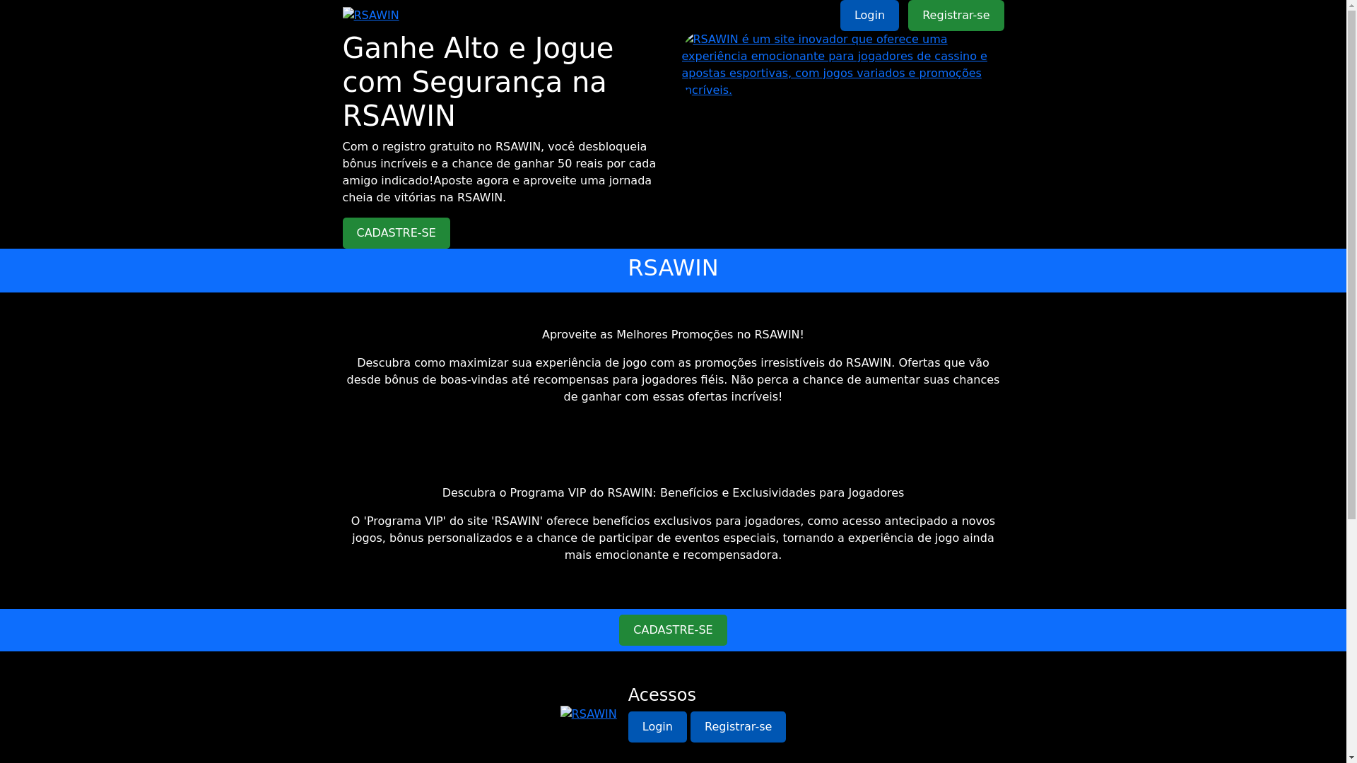 website screenshot of https://rsawinapp.com/