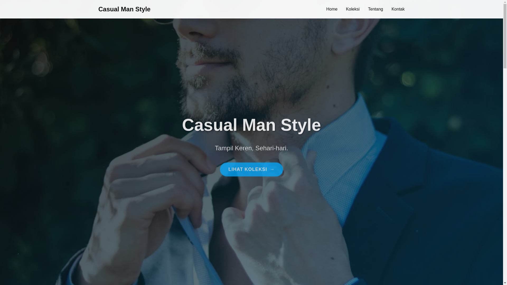 website screenshot of https://casualman-style.pages.dev/