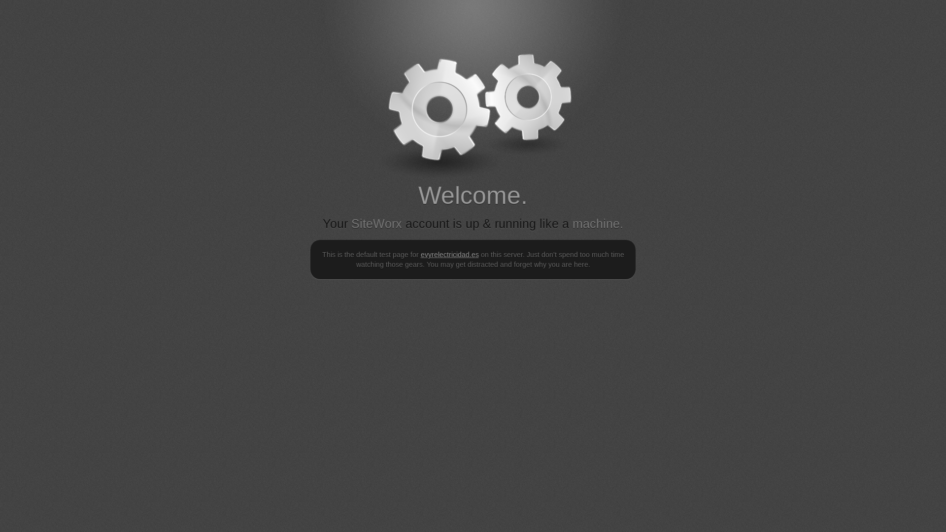 website screenshot of https://evyrelectricidad.es/