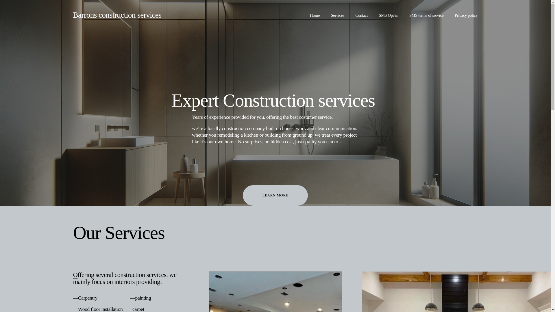 website screenshot of https://barroncstx.com/