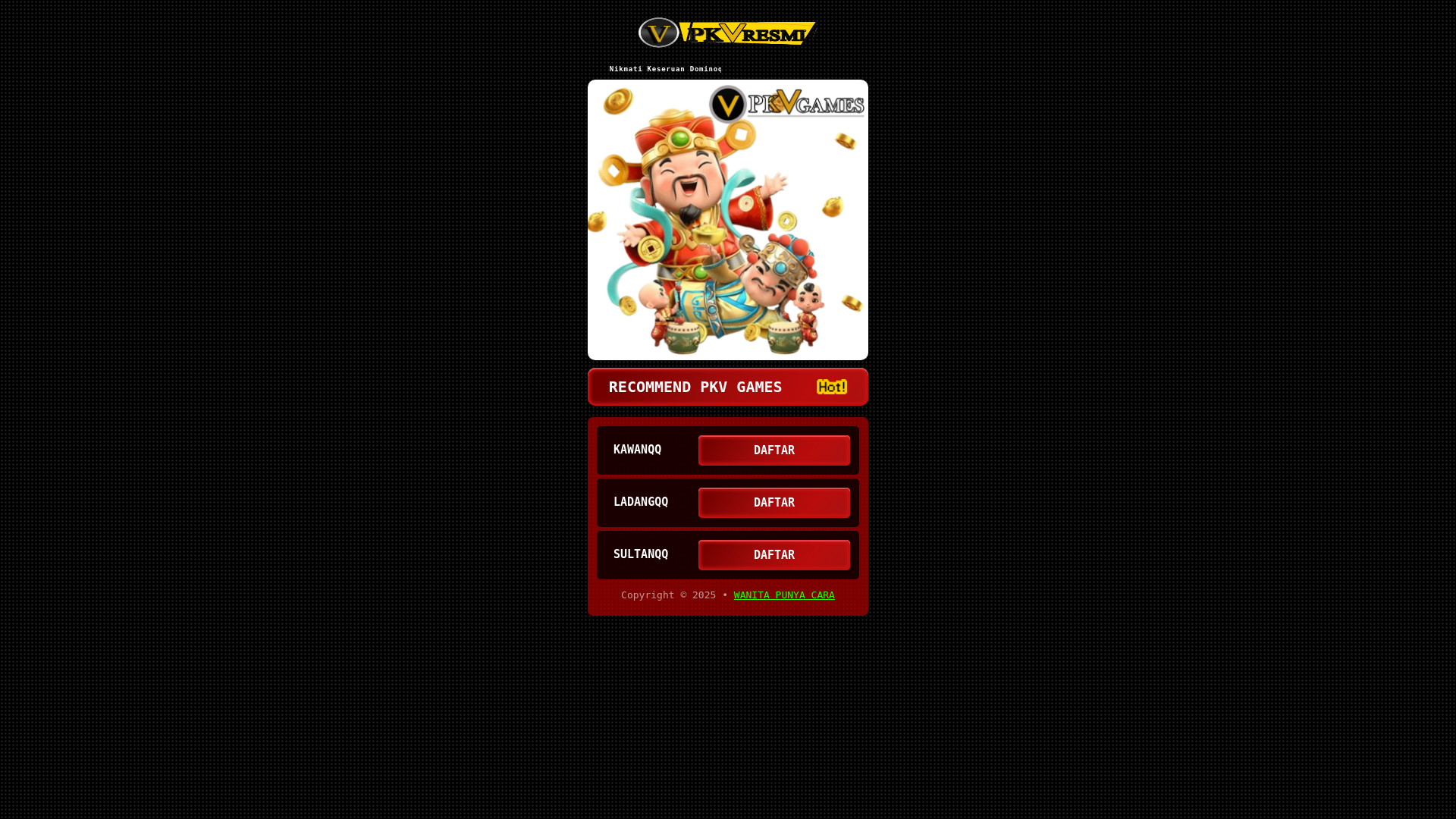 website screenshot of https://wanita-punya-cara.pages.dev/