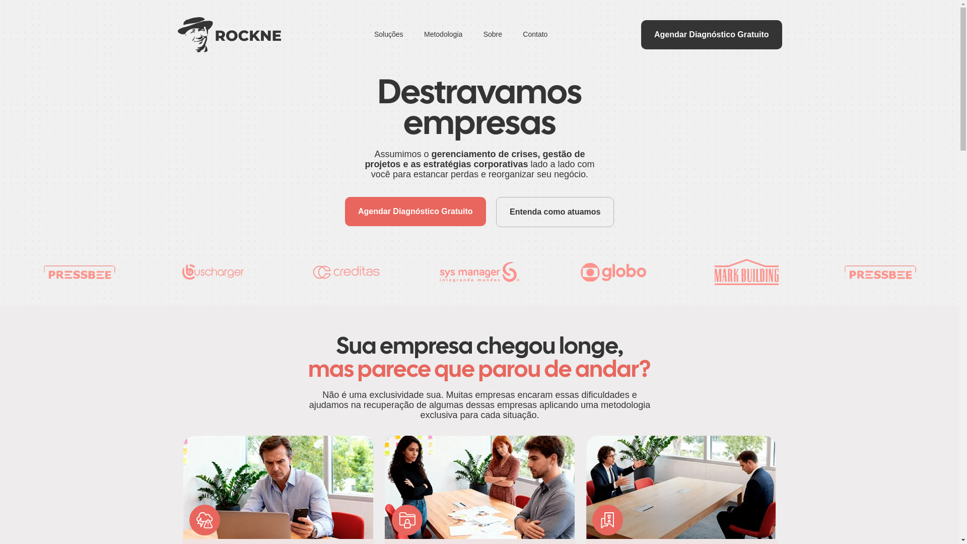 website screenshot of https://rocknedestrava.com.br/