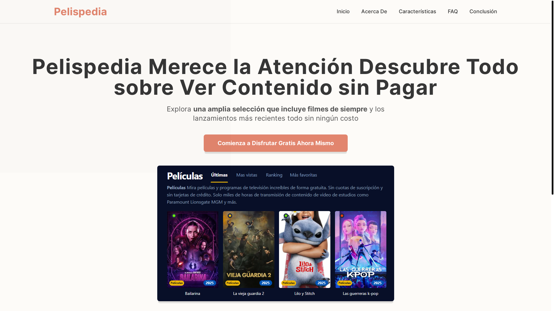 website screenshot of https://pelispedia-8vcn.pages.dev/