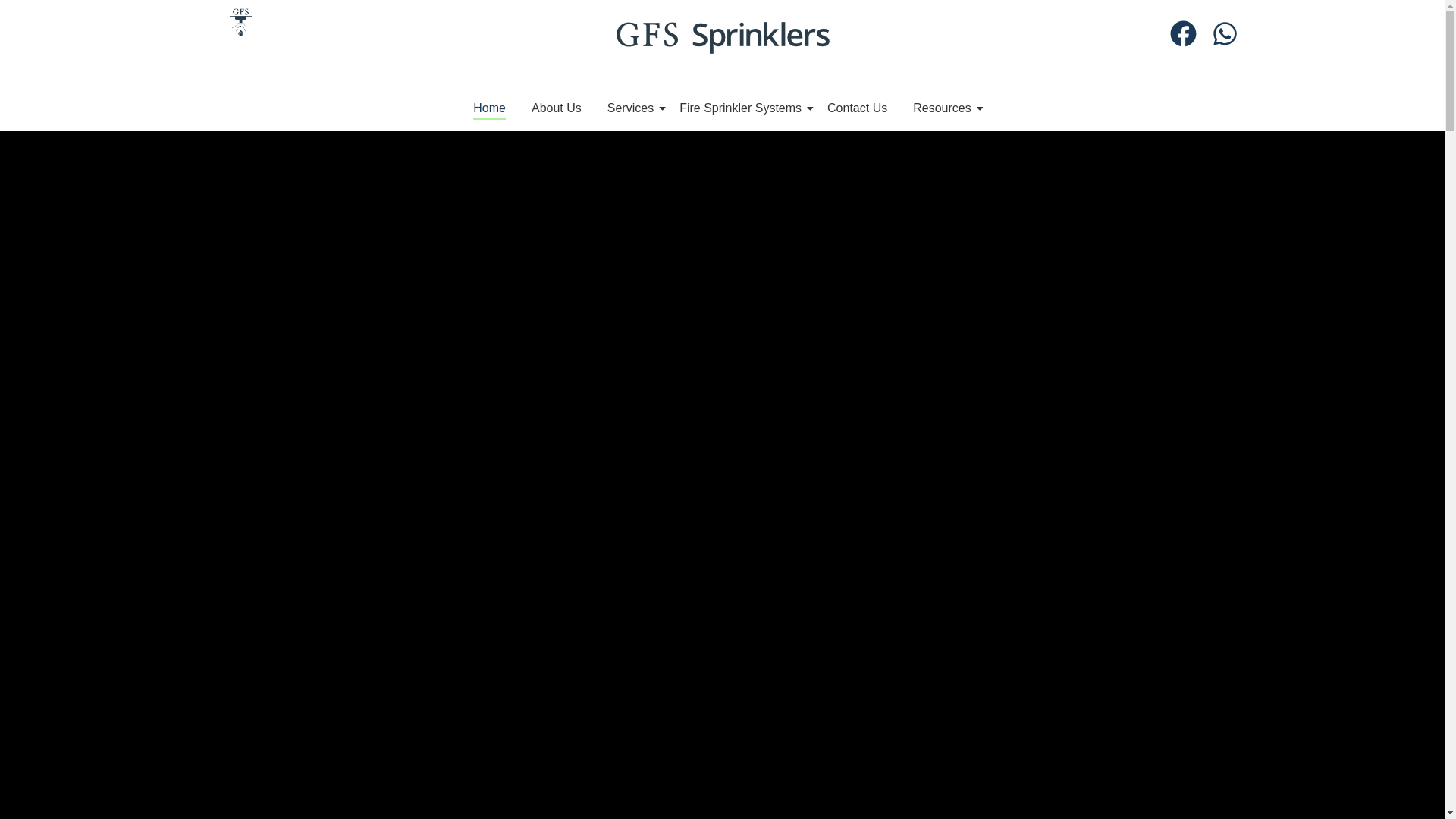 website screenshot of https://gfs-sprinklers.co.uk/