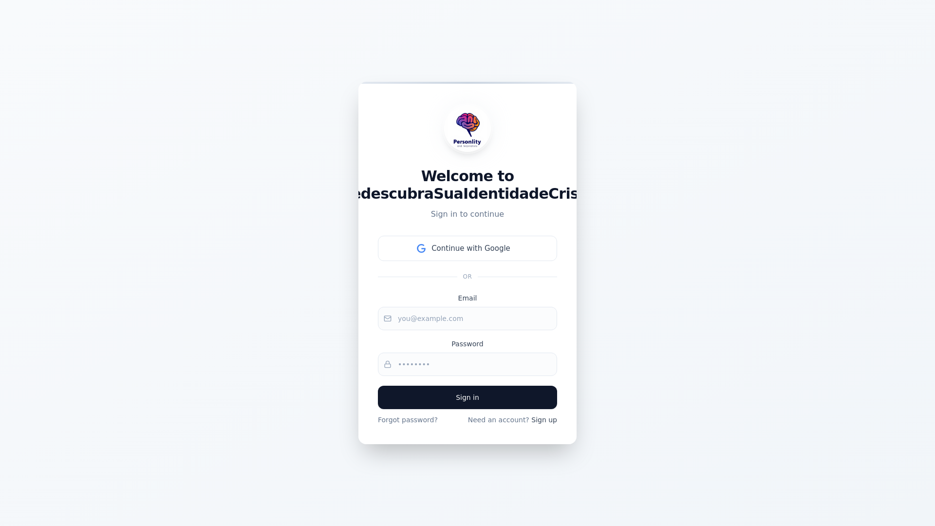 website screenshot of https://rediscovering-my-christian-identity.com/