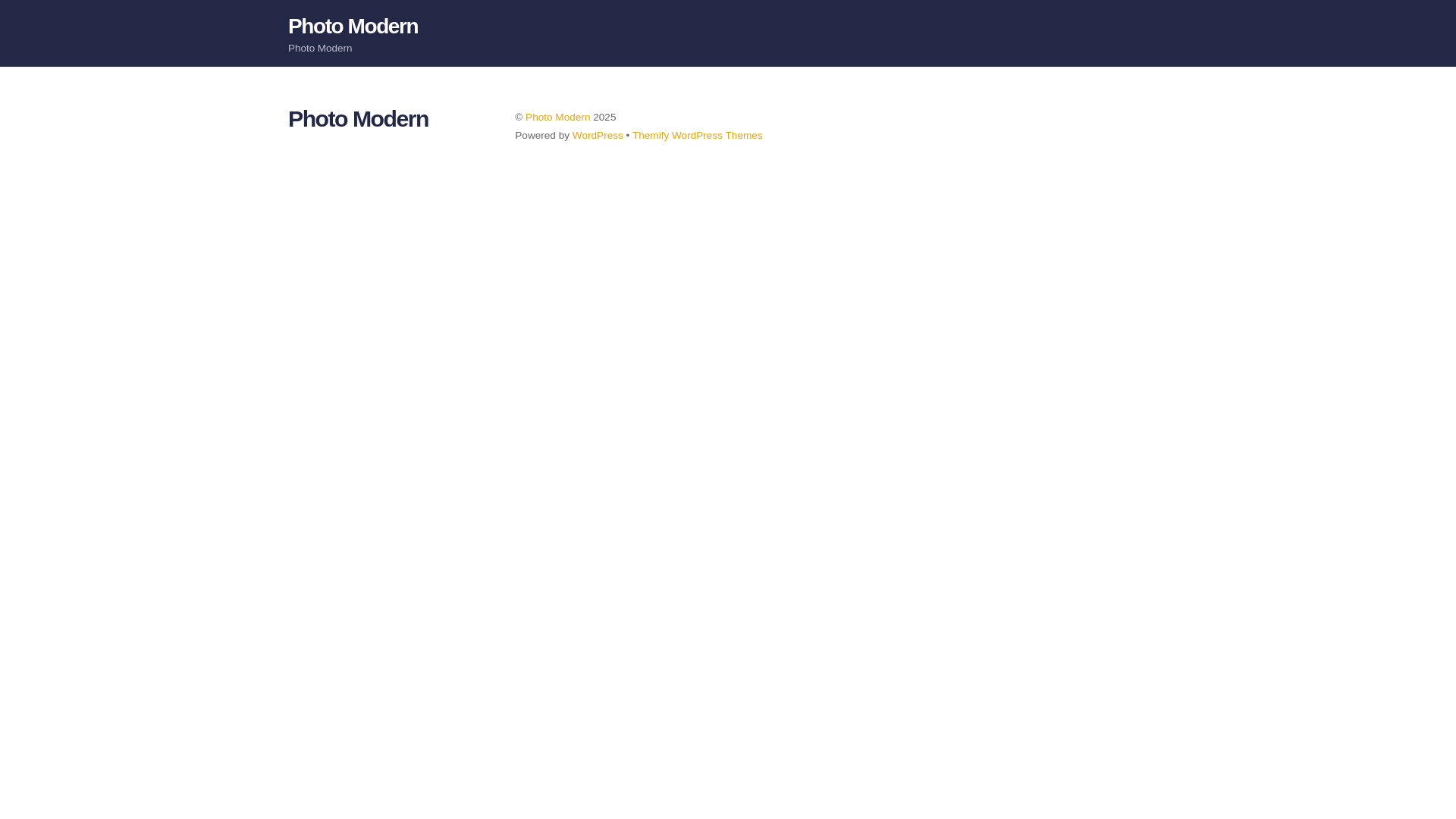 website screenshot of https://photomodern.com.au/