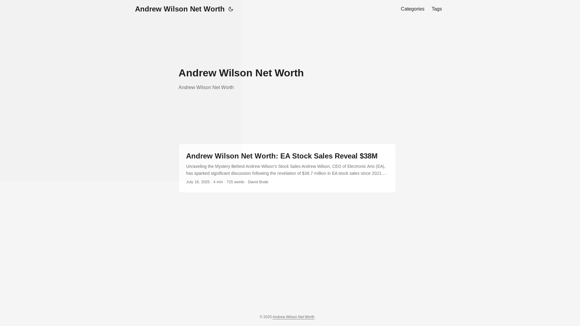 website screenshot of https://andrew-wilson-net-worth.pages.dev/