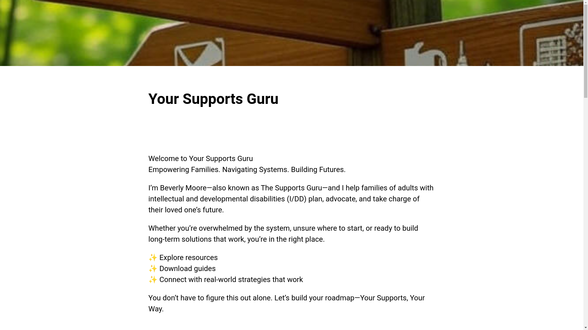 website screenshot of https://yoursupportsguru.info/