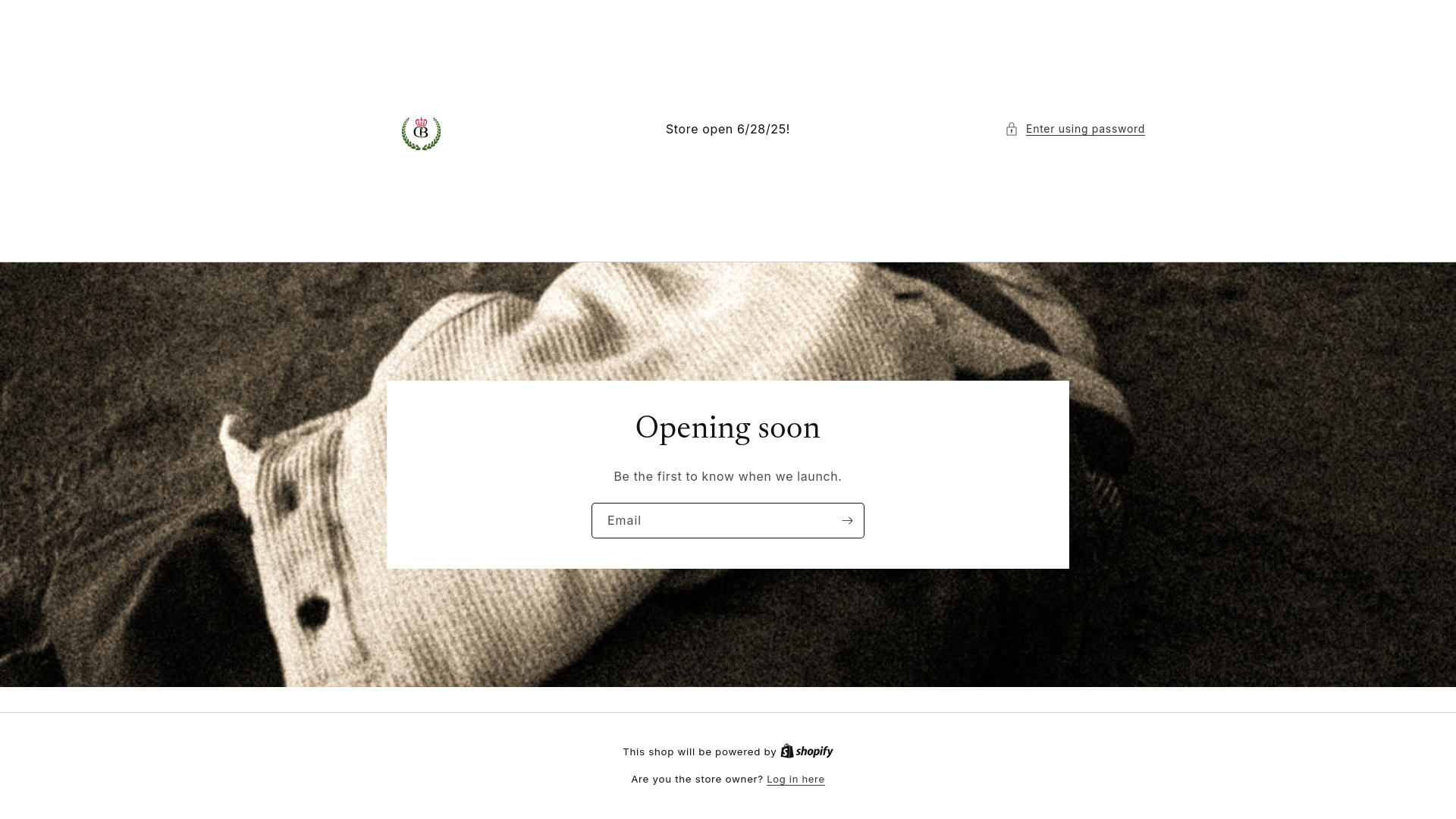 website screenshot of https://apparelbychristianbowens.com/