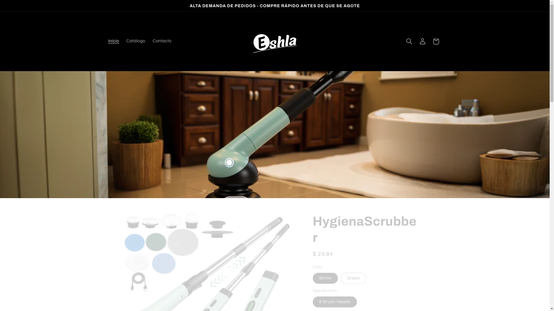 website screenshot of https://eshlaonline.com/