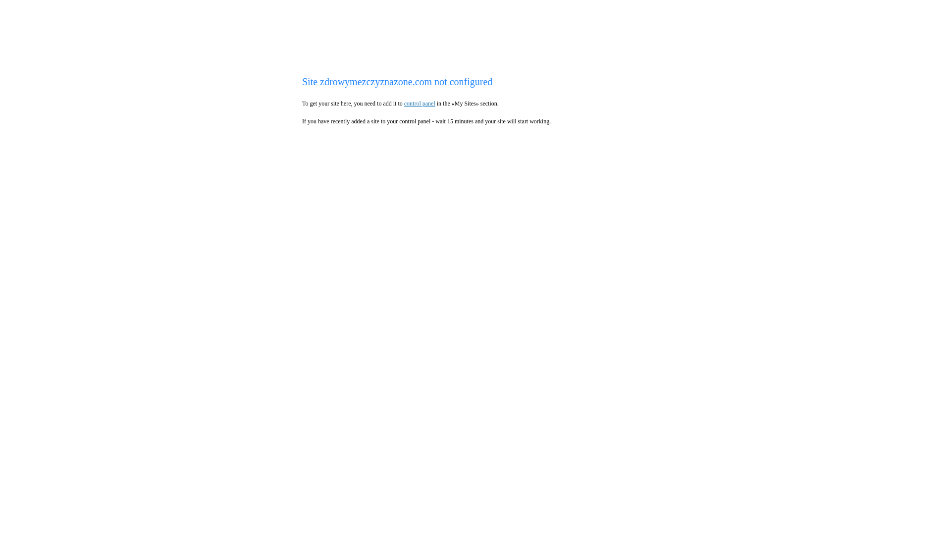 website screenshot of https://zdrowymezczyznazone.com/