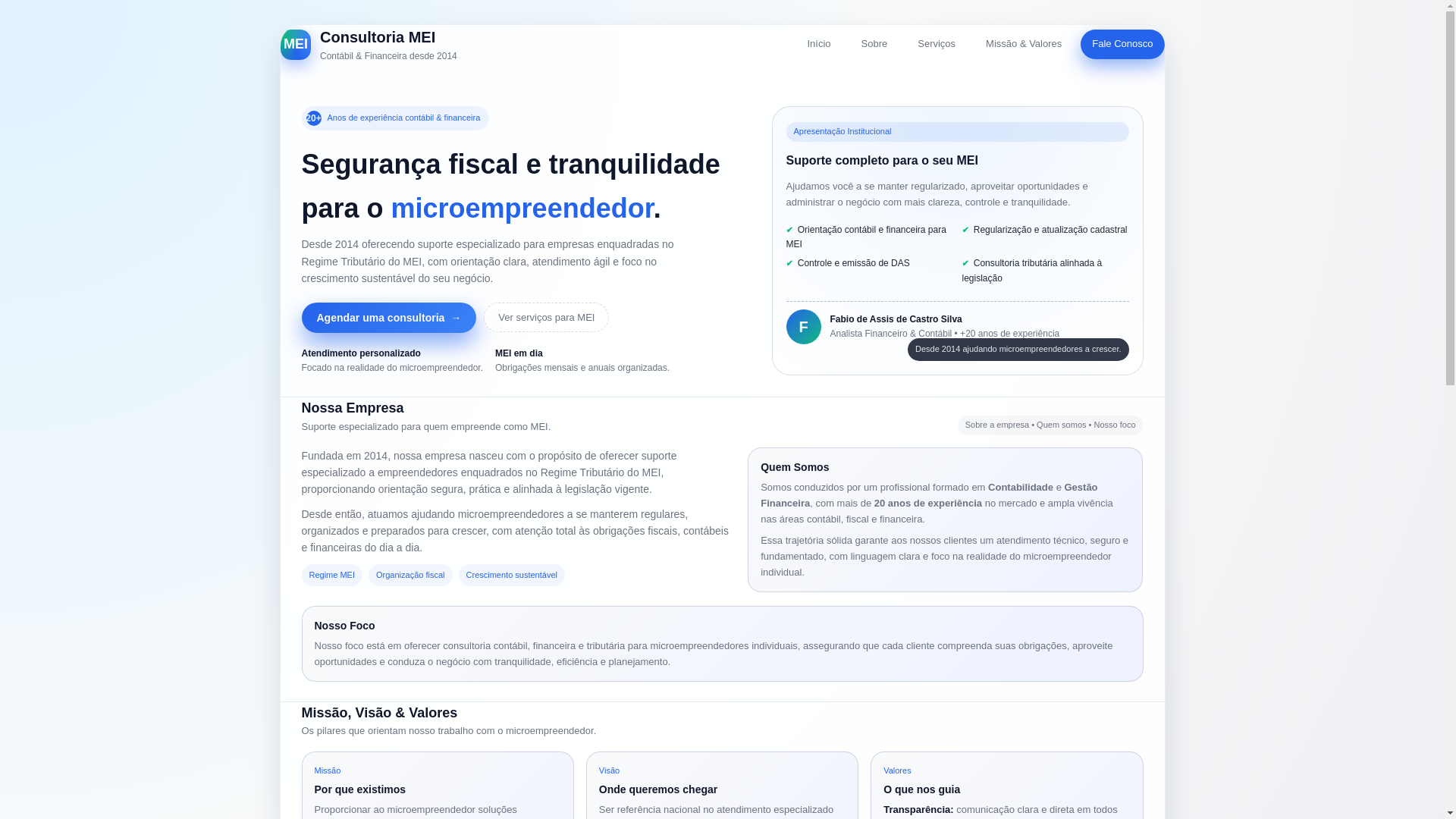 website screenshot of https://silvaconsultingexecutive.com.br/