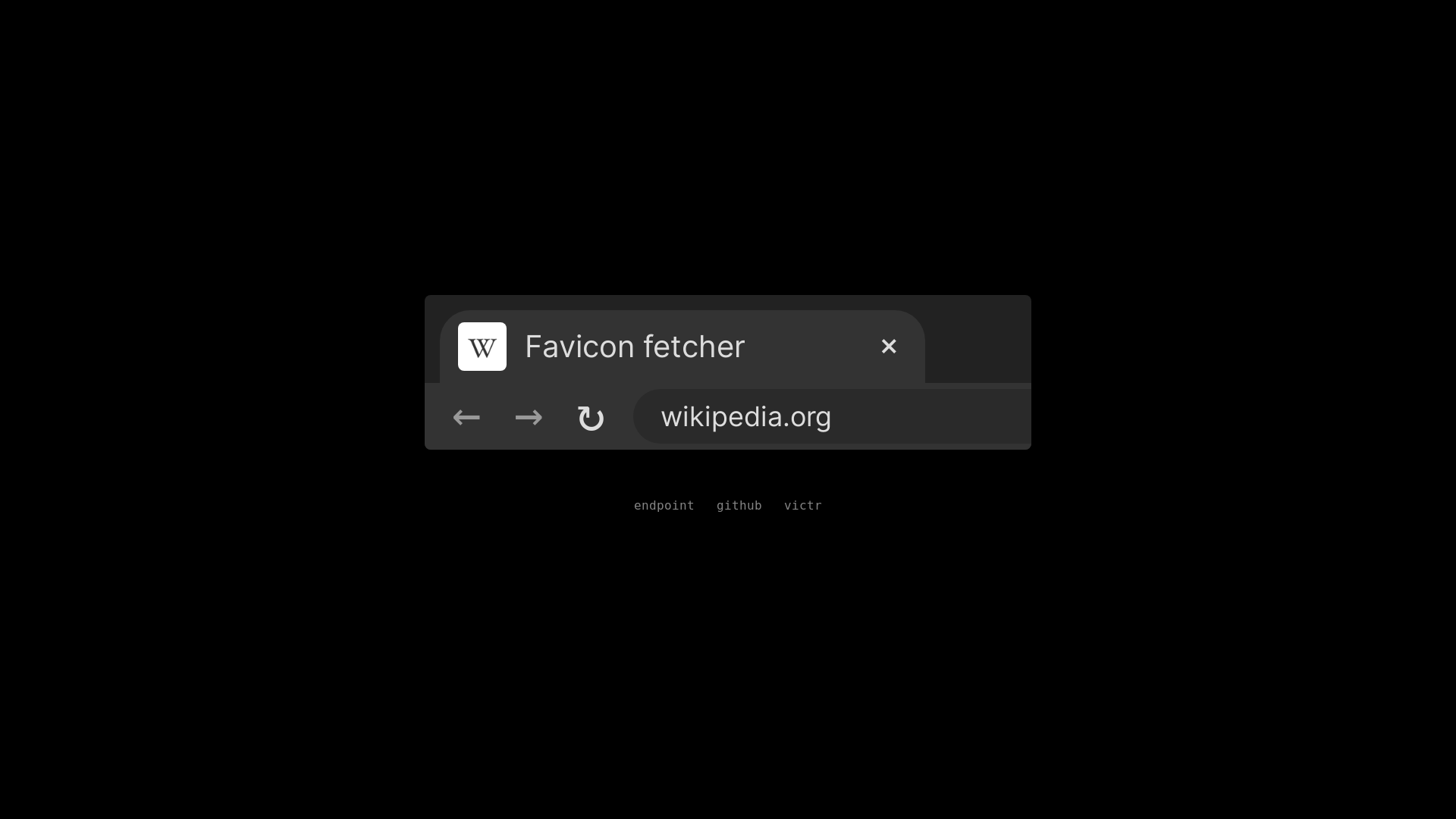 website screenshot of https://favicon-fetcher.pages.dev/