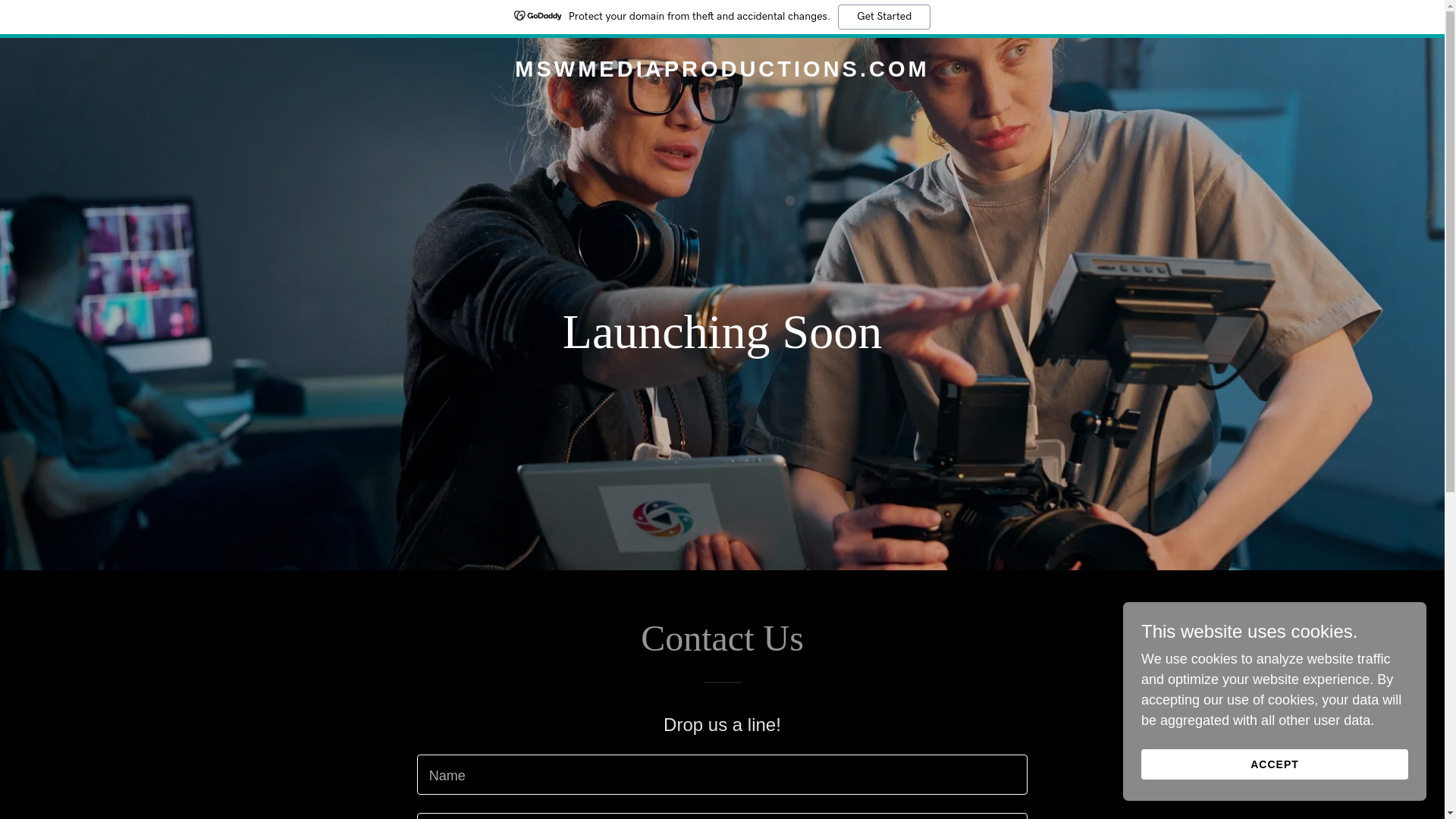 website screenshot of https://mswmediaproductions.com/