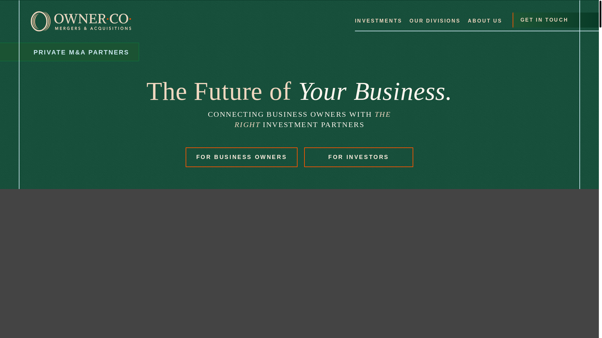 website screenshot of https://willowgatecapital.com/