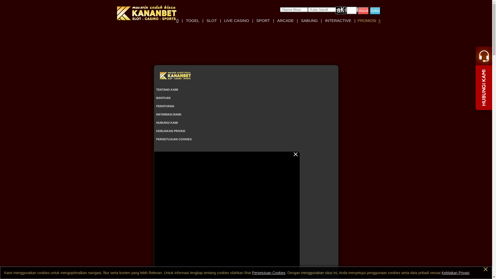website screenshot of https://kananbetvip.com/