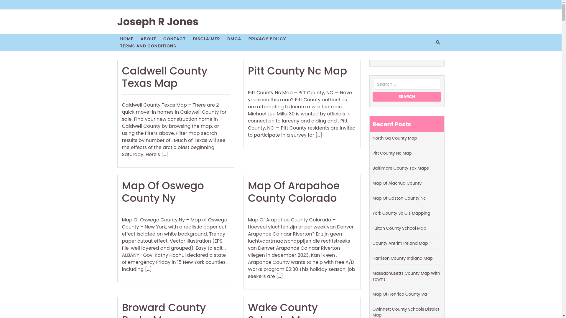 website screenshot of https://josephrjonesc.pages.dev/