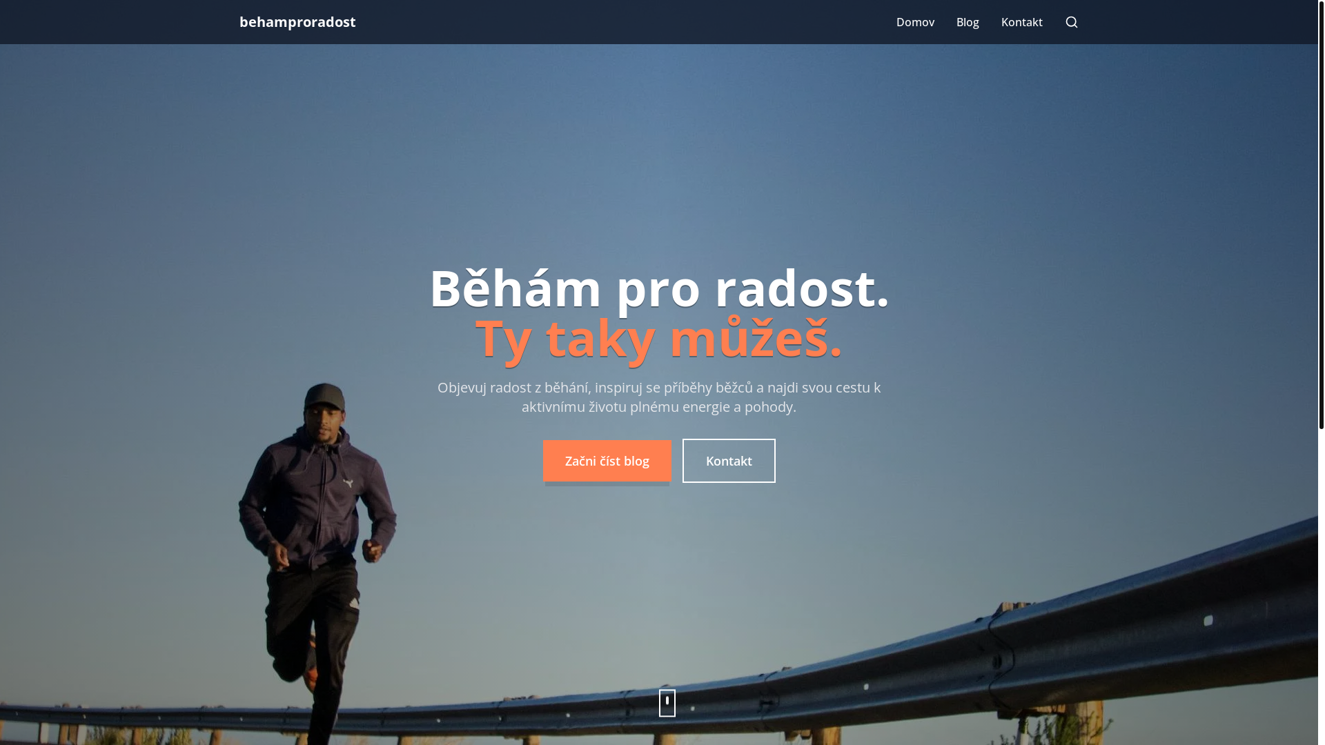 website screenshot of https://behamproradost.cz/