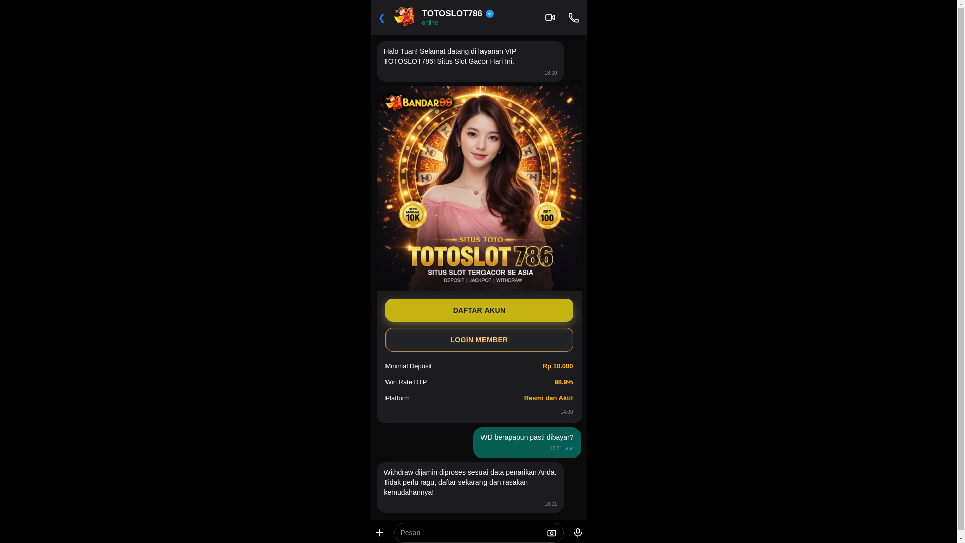 website screenshot of https://totoslot786.pages.dev/