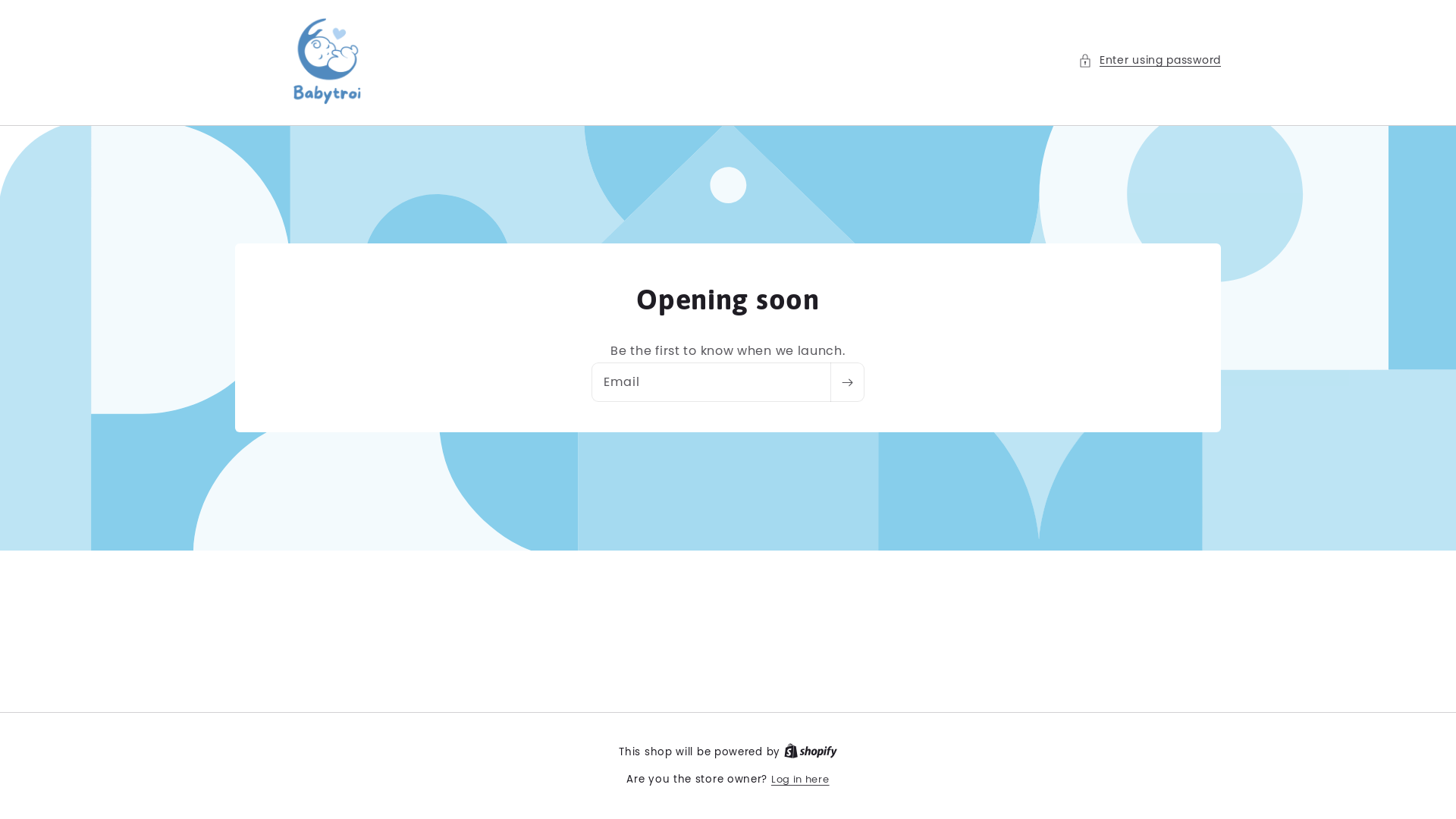 website screenshot of https://babytroi.com/