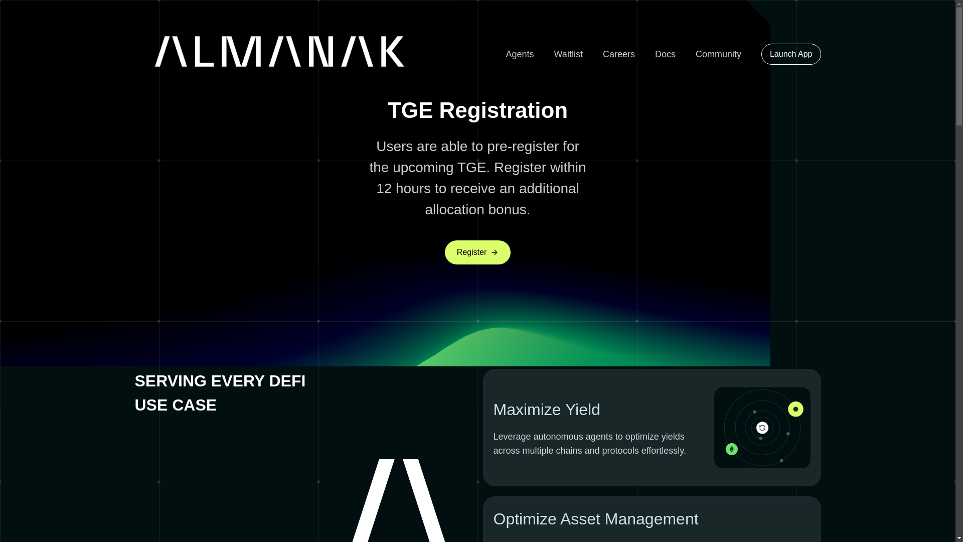 website screenshot of https://almanak-tges.pages.dev/