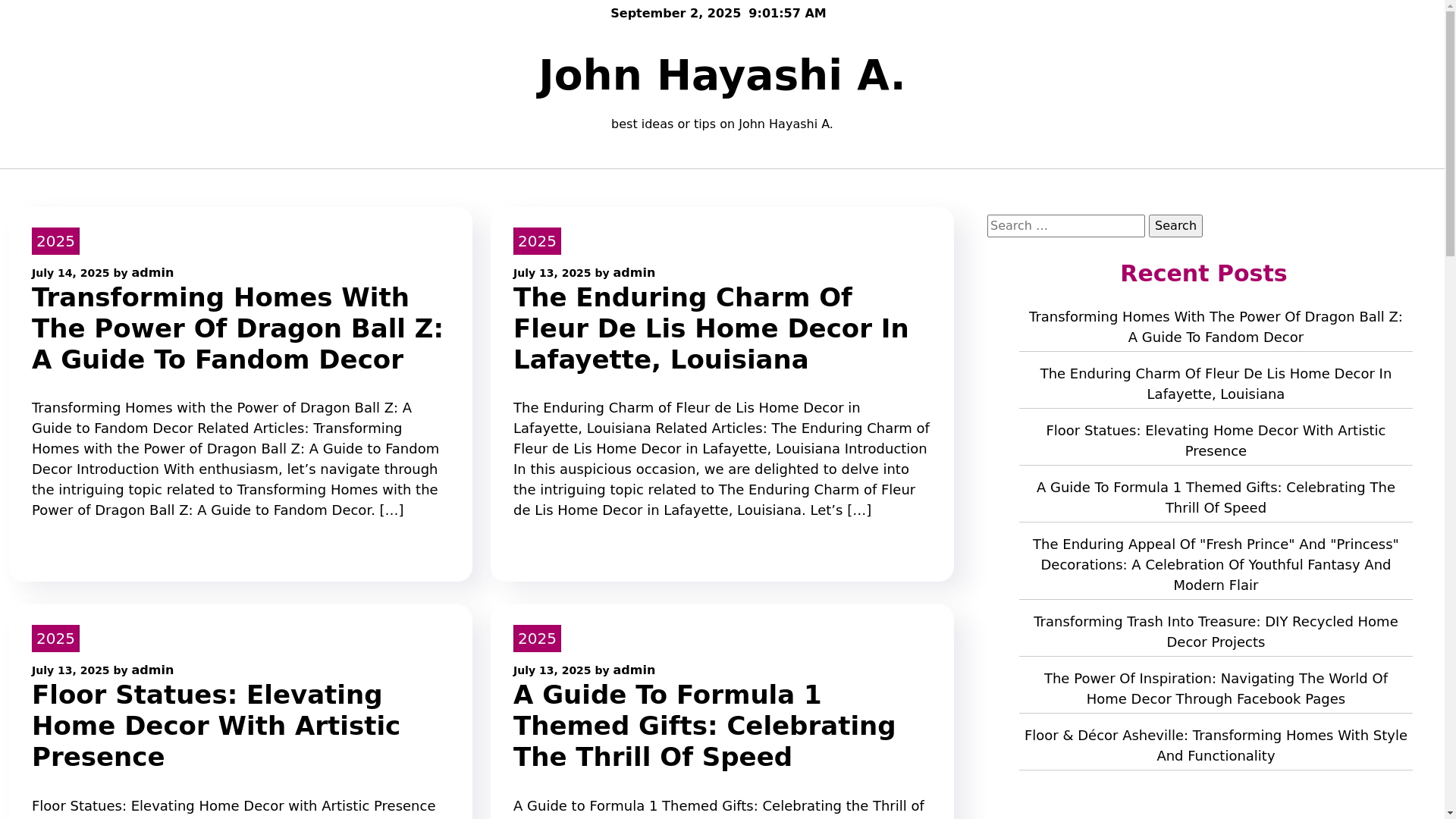 website screenshot of https://johnhayashia.pages.dev/
