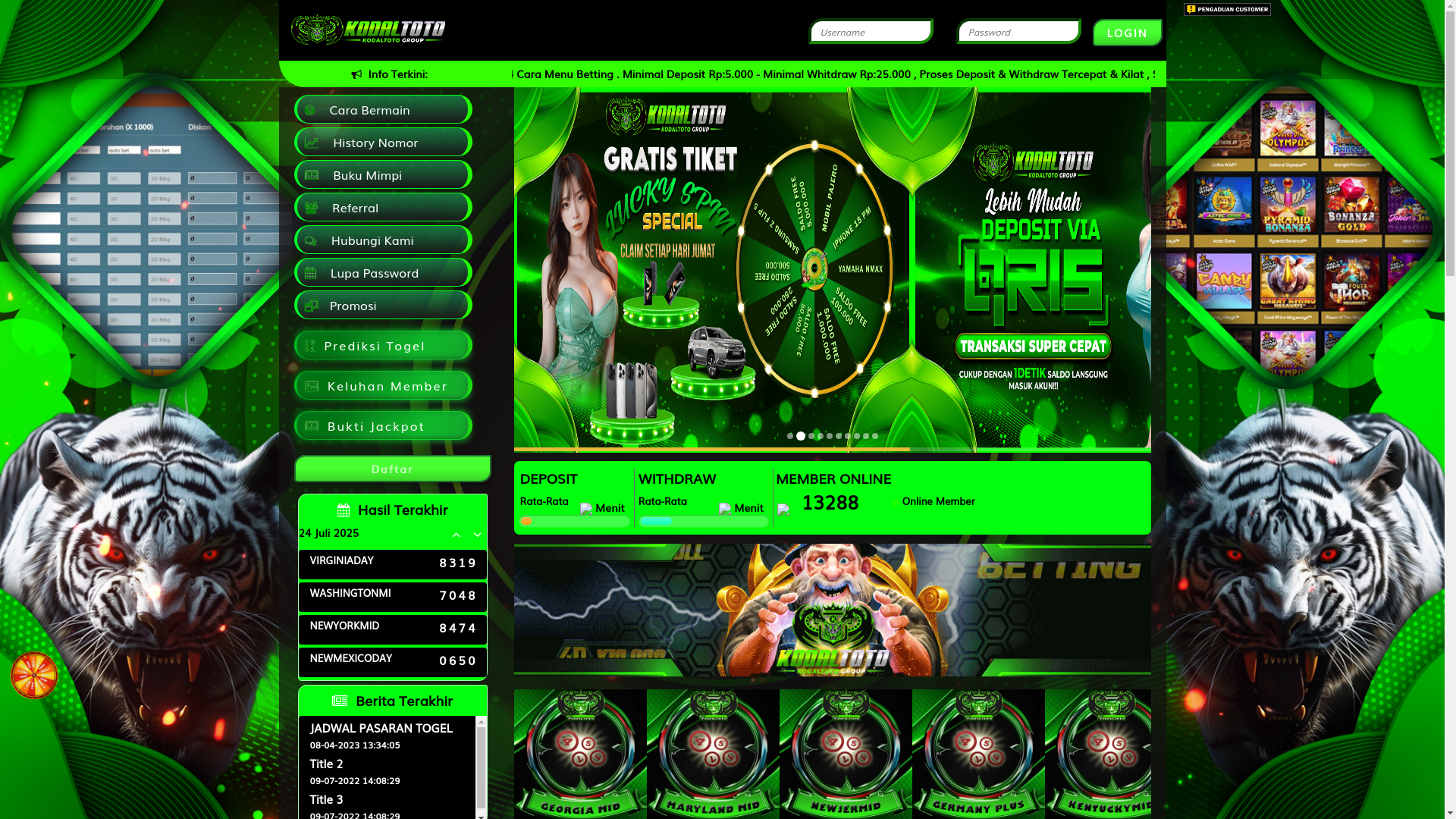 website screenshot of https://kodealam88.com/