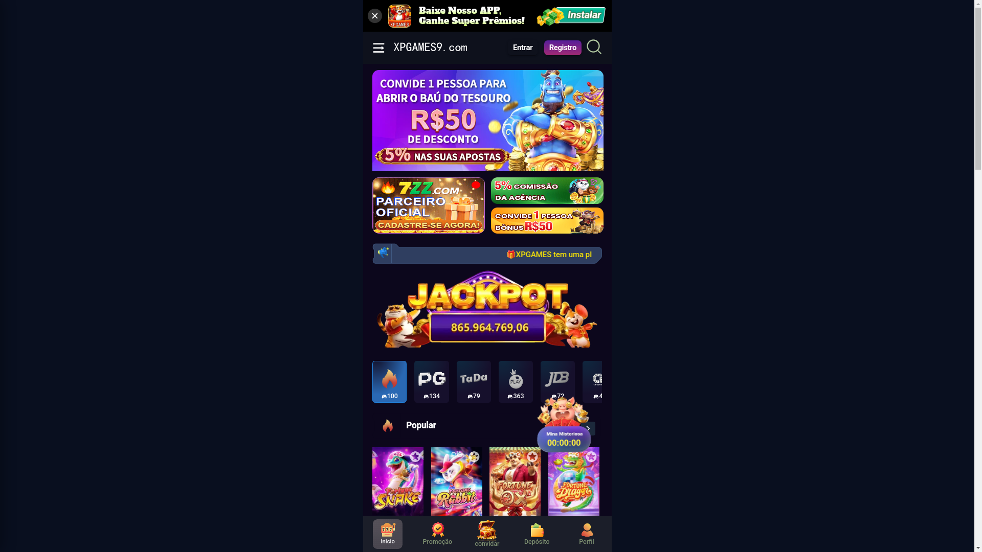 website screenshot of https://xpgames9.com/