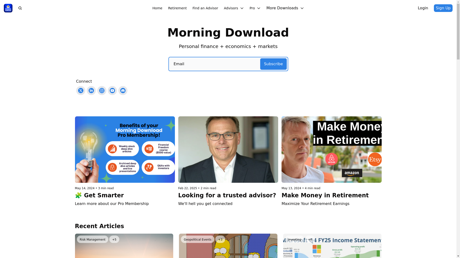 website screenshot of https://reachmorningdownloadmedia.com/