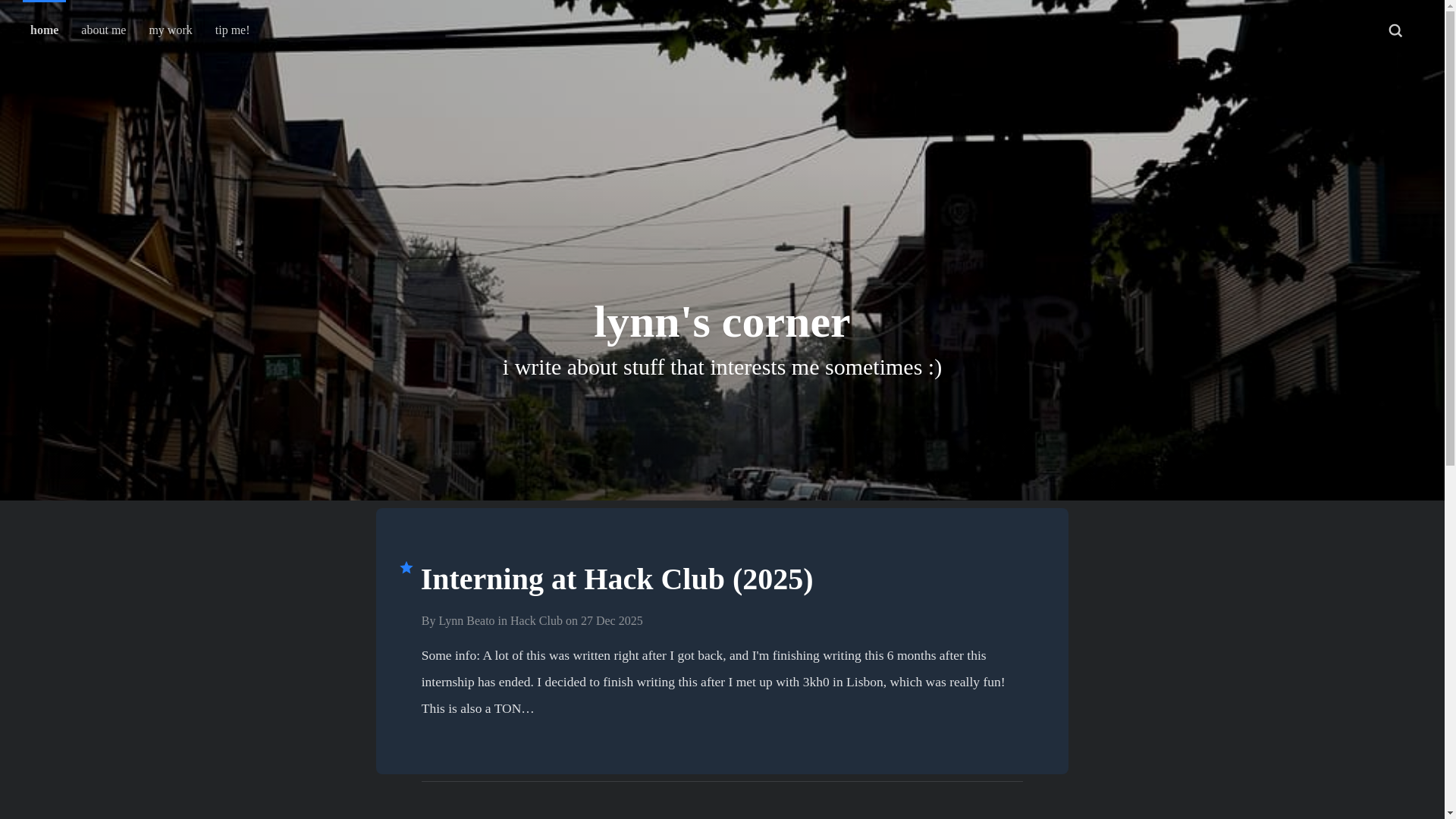 website screenshot of https://lynn.pt/