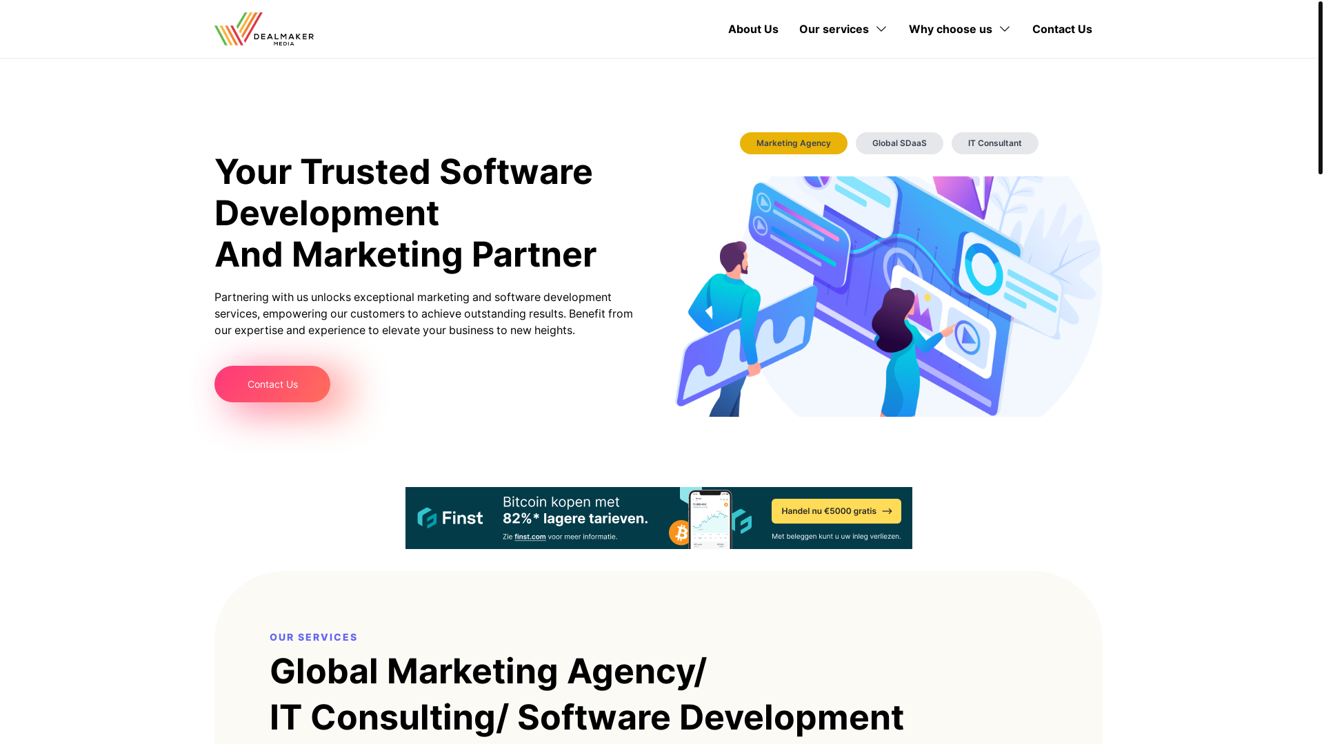 website screenshot of https://dealmakermedia-main.pages.dev/