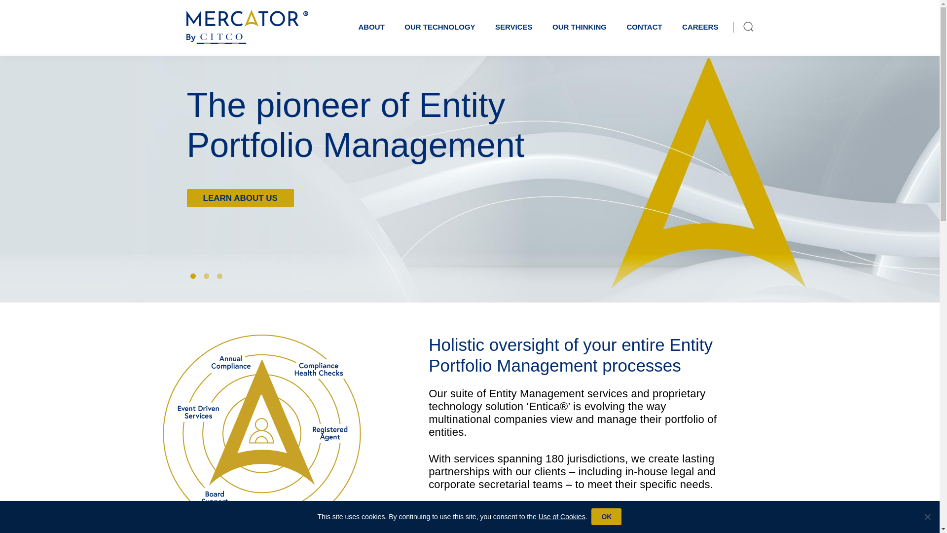 website screenshot of http://www.mercator.net/