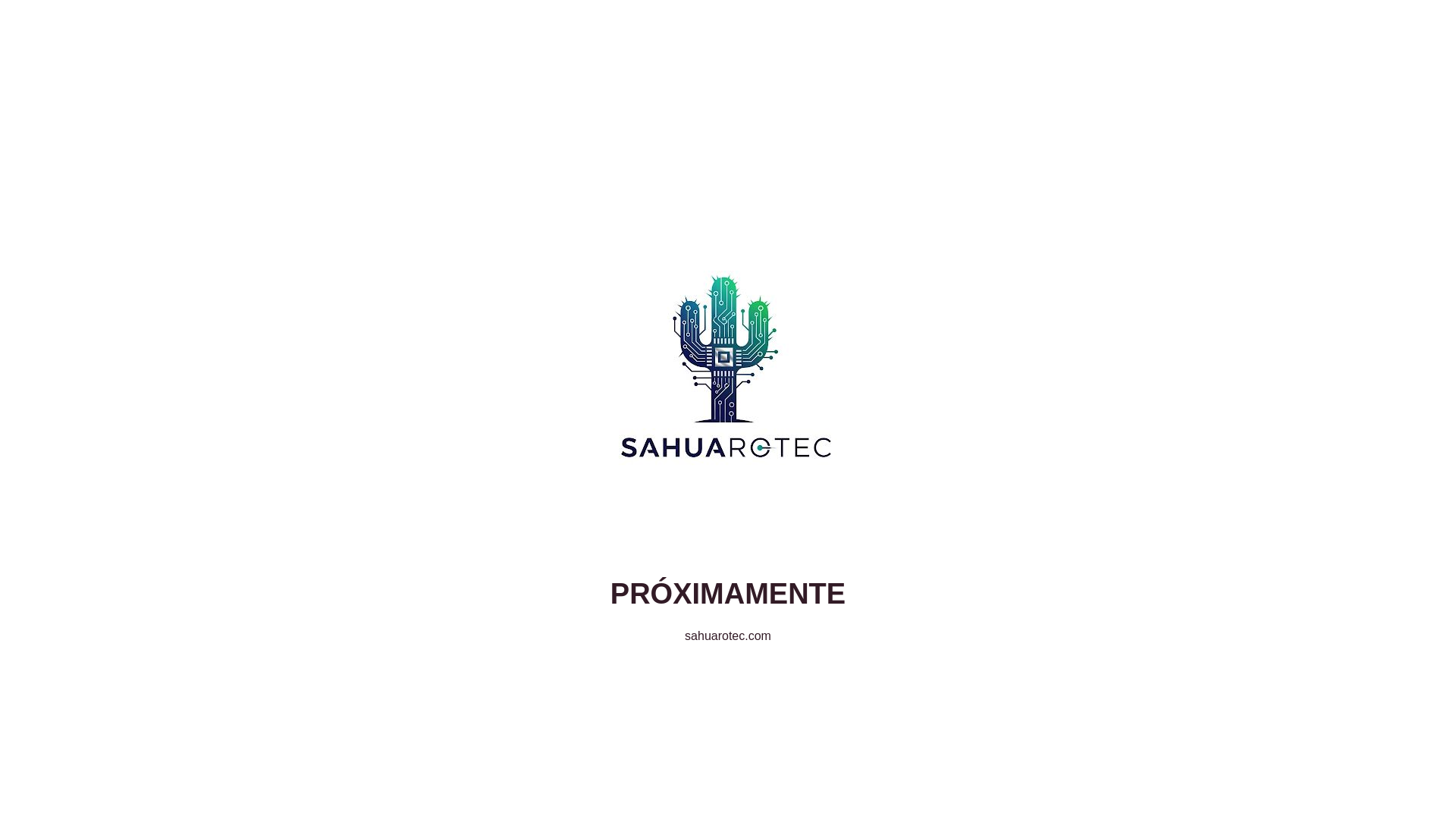 website screenshot of https://sahuarotec.com.mx/