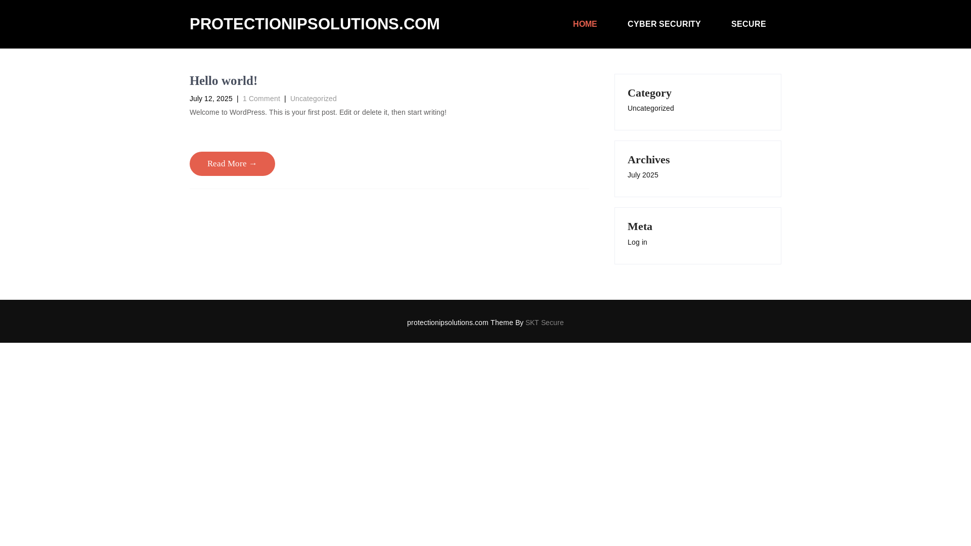 website screenshot of https://protectionipsolutions.com/