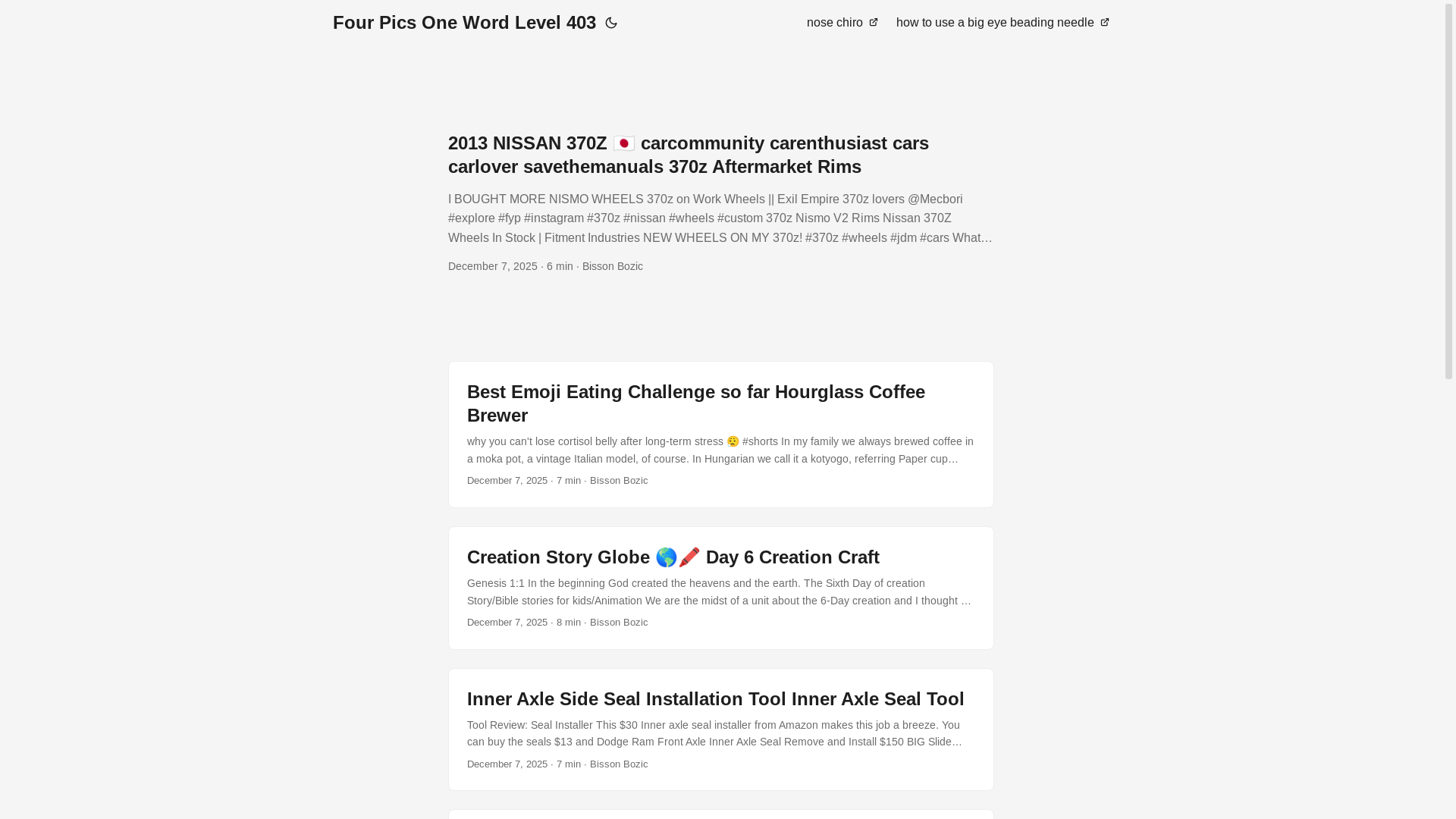 website screenshot of https://fourpicsonewordlevel403.pages.dev/