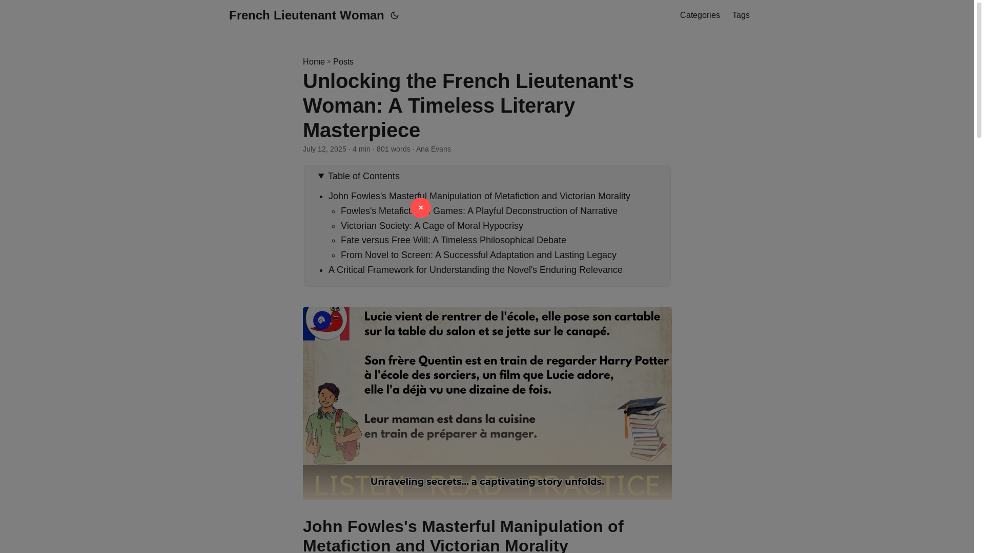 website screenshot of https://french-lieutenant-woman.pages.dev/