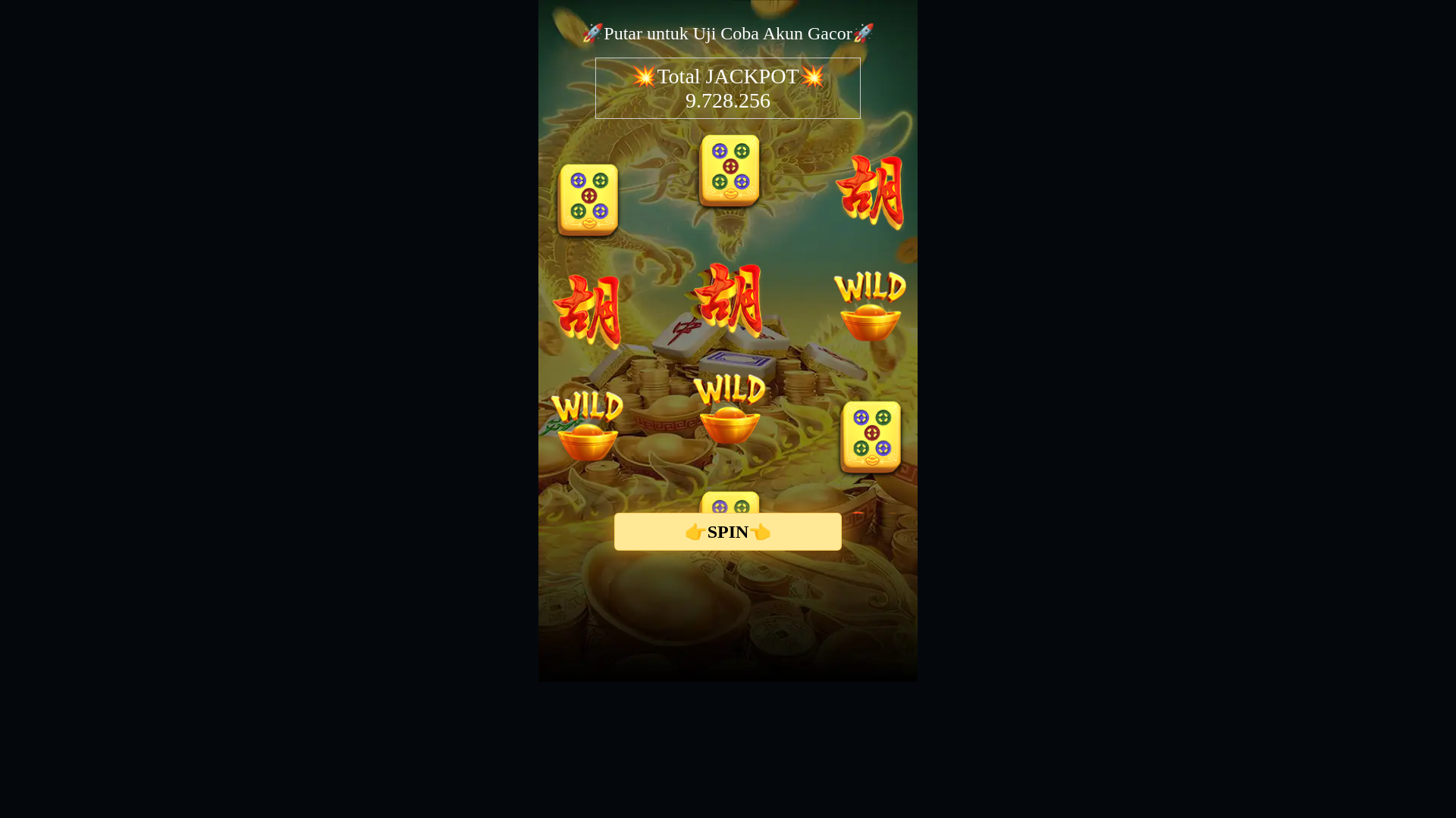 website screenshot of https://settingakunhoki.store/