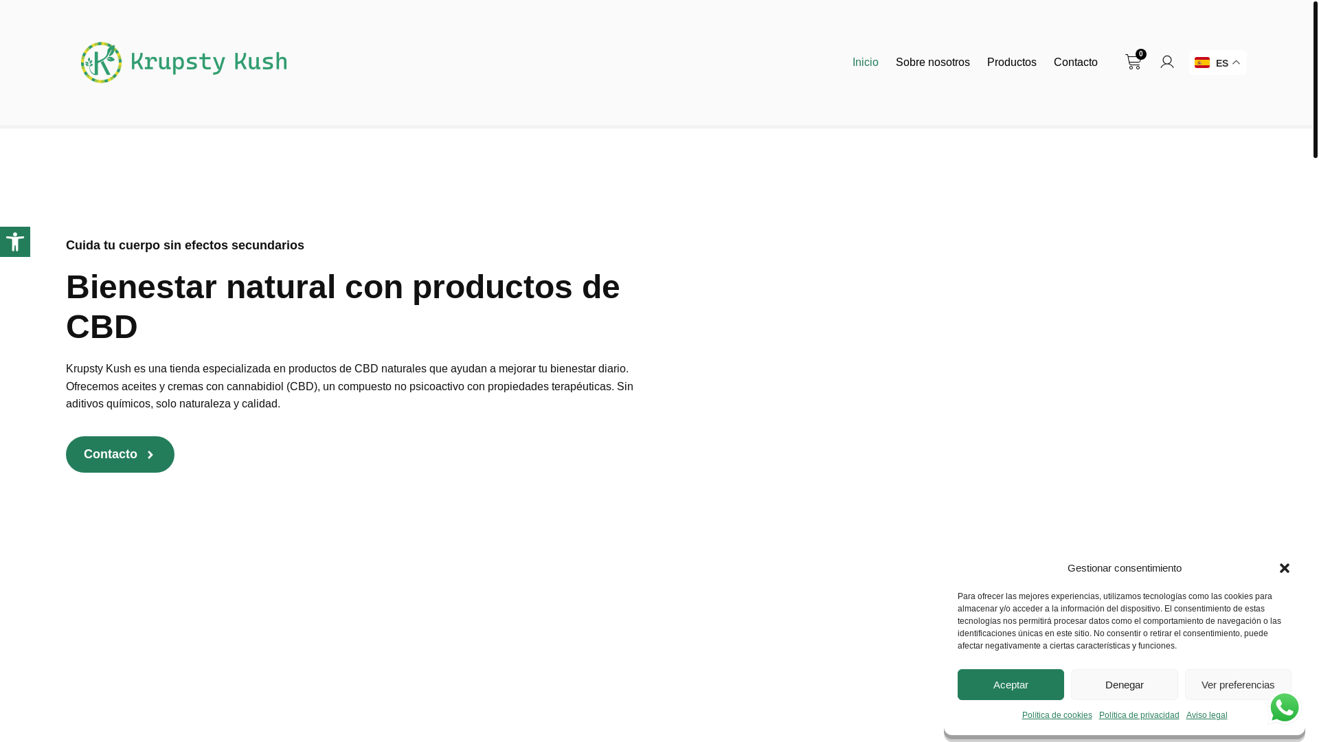website screenshot of https://krupstykush.com/