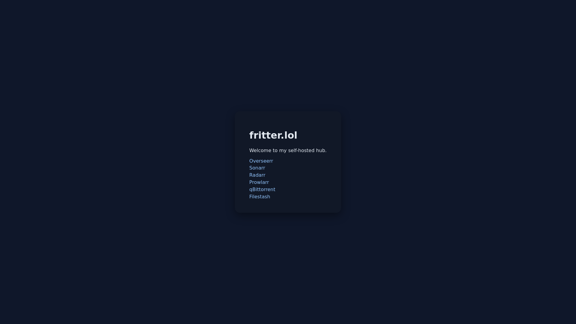 website screenshot of https://fritter.lol/