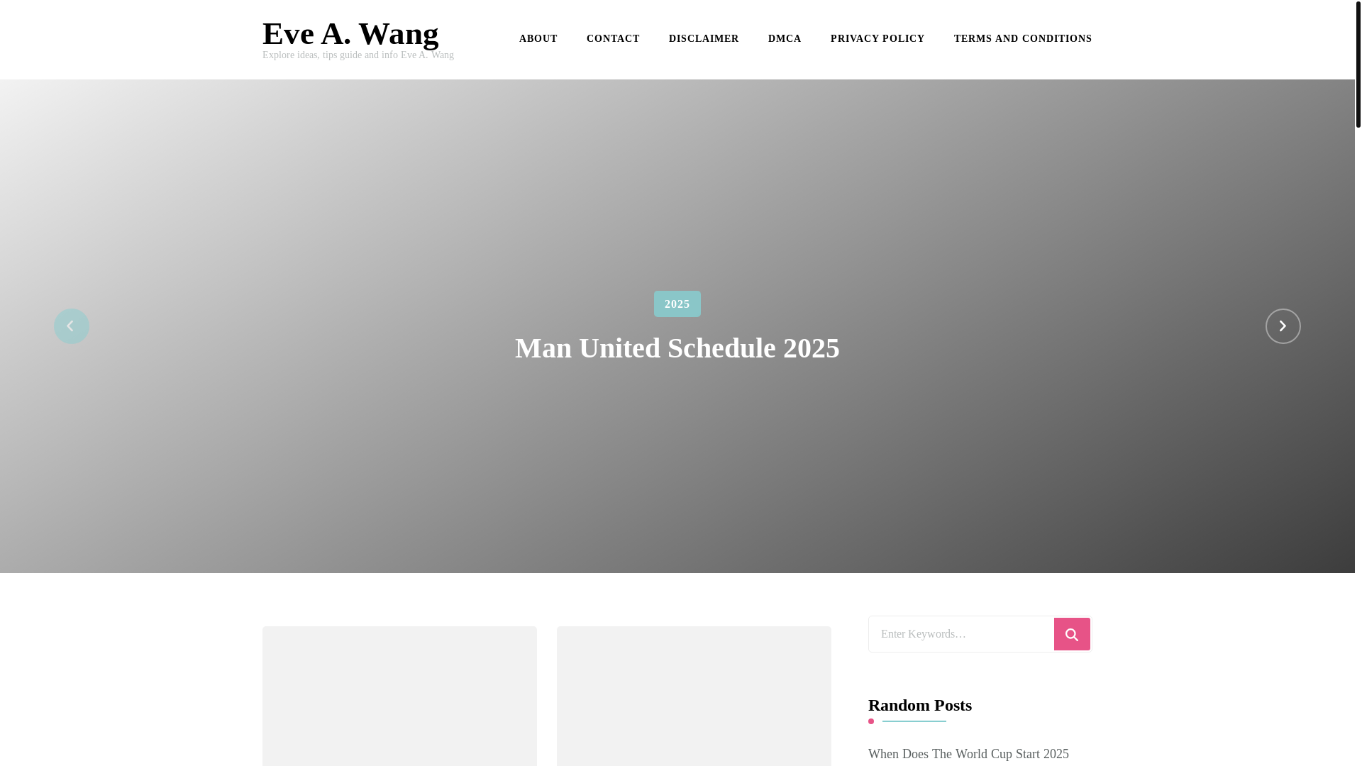 website screenshot of https://eveawang.pages.dev/
