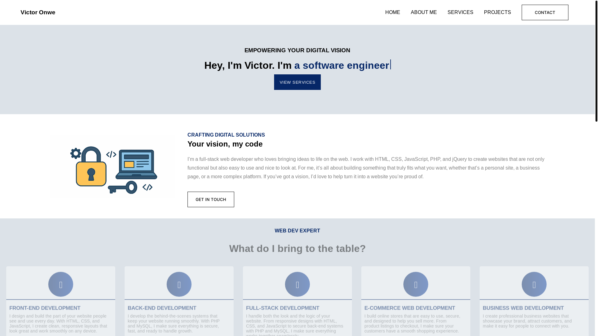 website screenshot of https://victoronwe.com.ng/