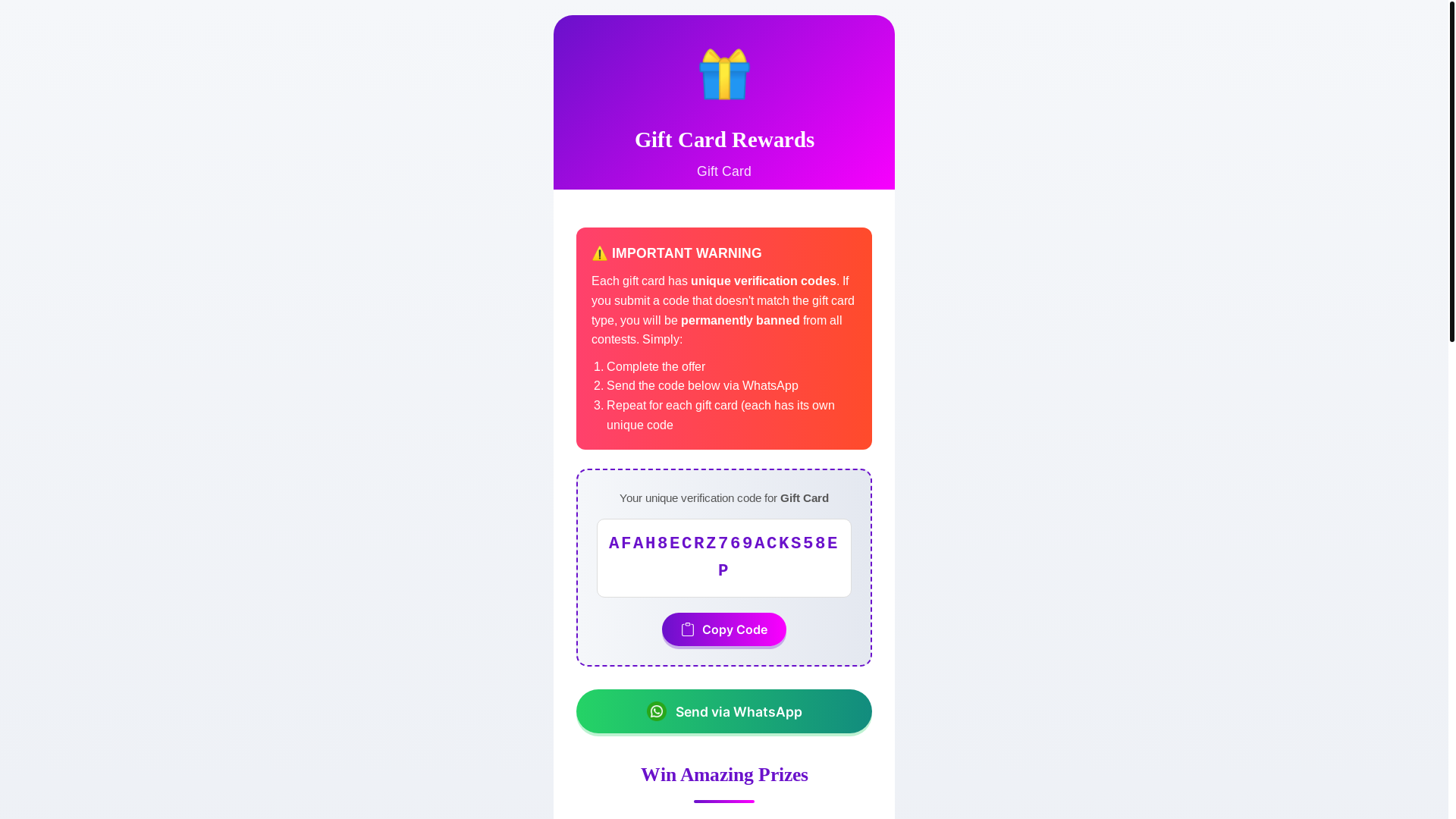 website screenshot of https://rewaards.pages.dev/