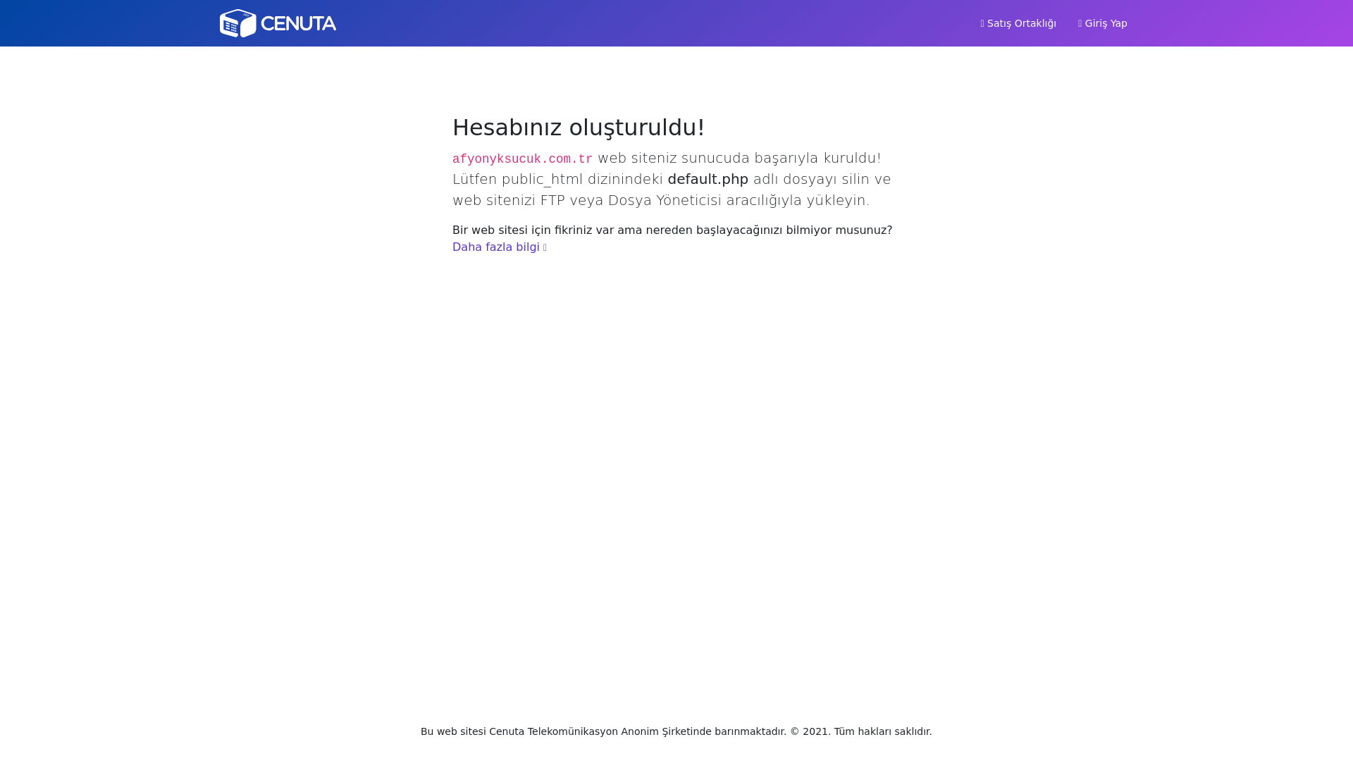 website screenshot of https://afyonyksucuk.com.tr/